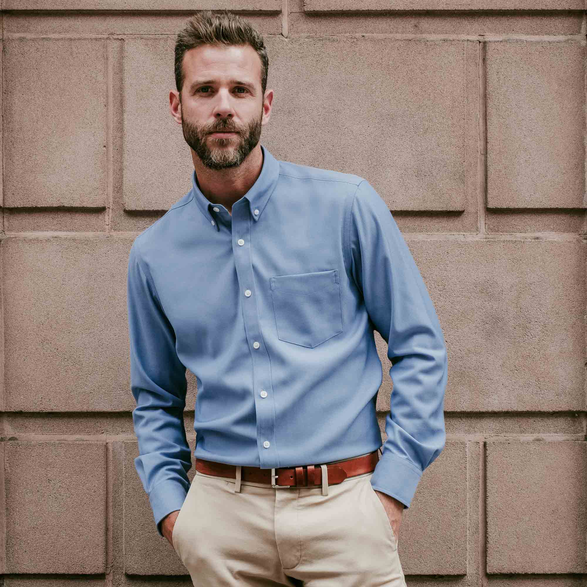 model-spec: Jeremy is 6'1", 170 lbs, and wears size S tall