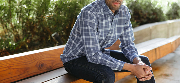 Wool Linen Button-Down Shirts