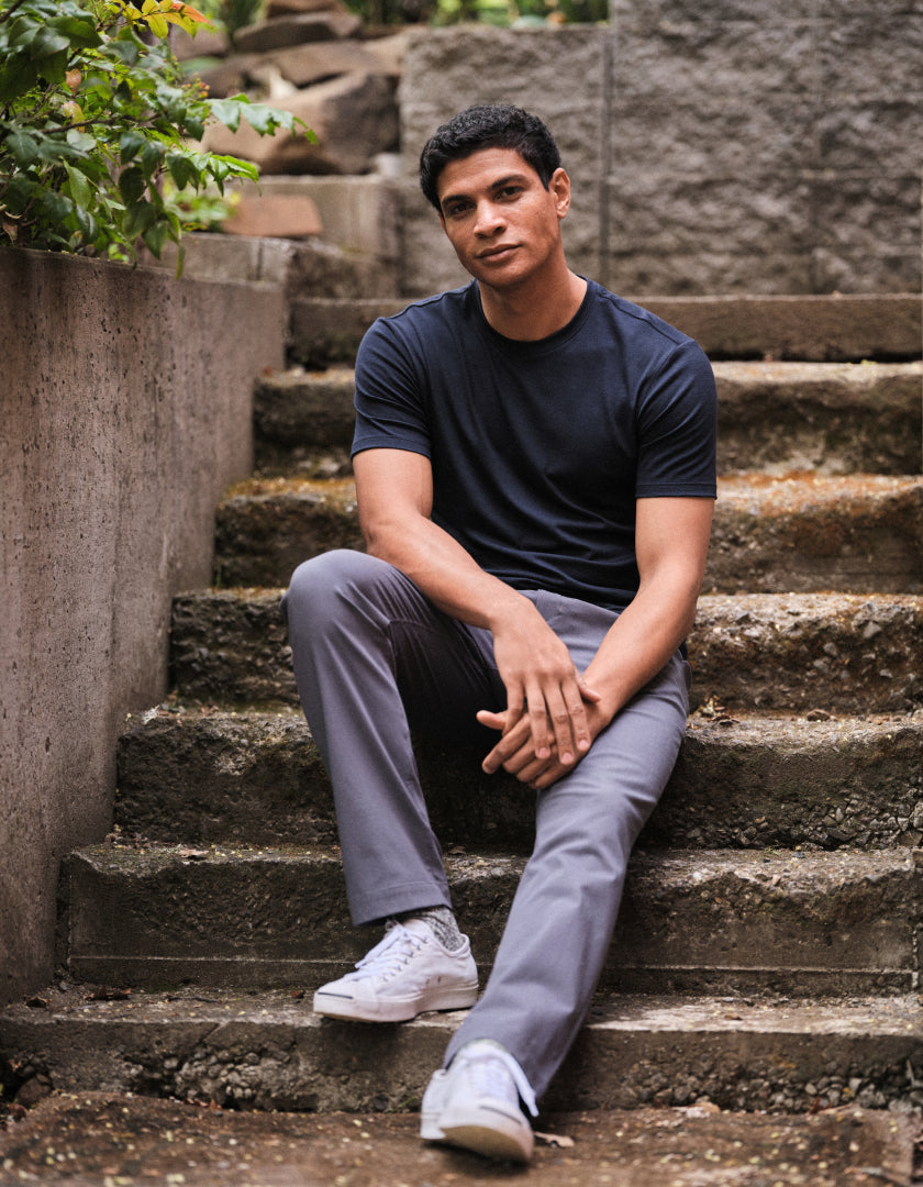 Merino Wool Crew Neck T-Shirt | Black – Crew Neck T-Shirts