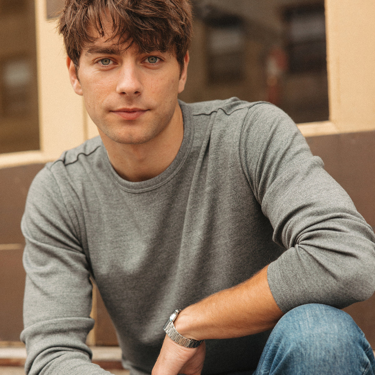 model-spec:Tristen is 6'2", and wears size M