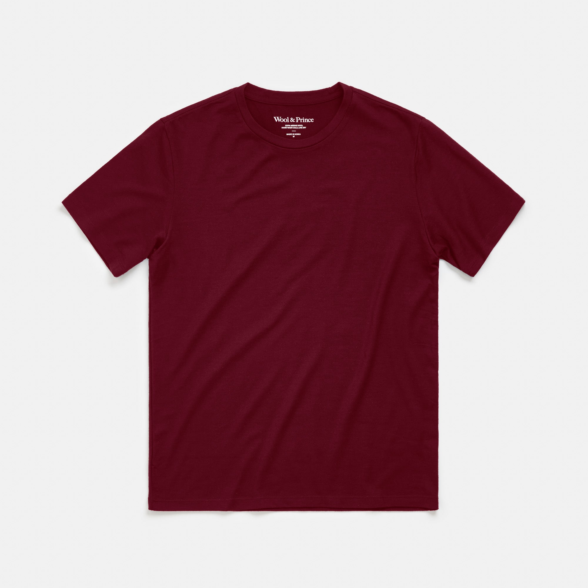 Burgundy crew neck t shirt hotsell