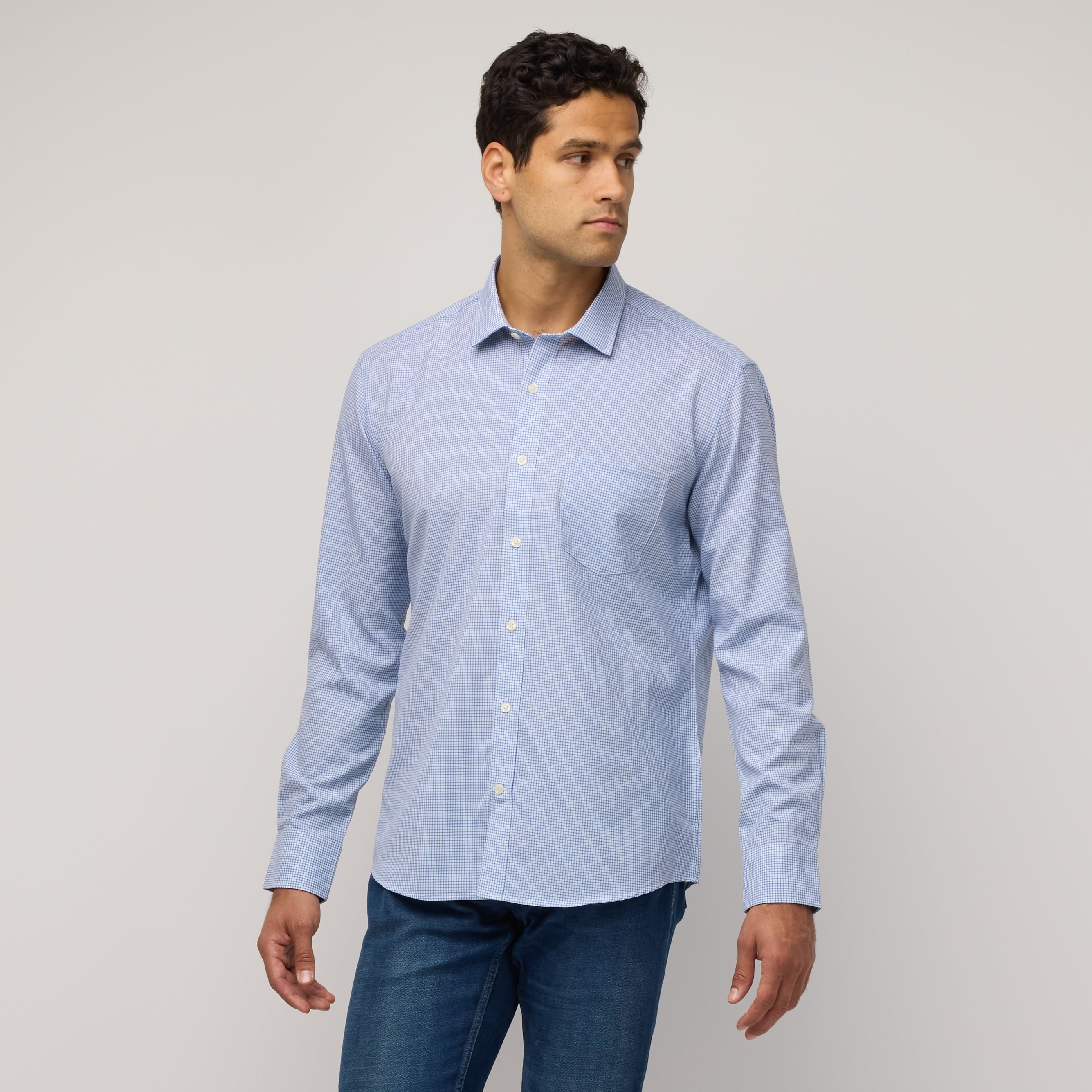 image-on-hover,model-spec: Zach is 6'4", 185 lbs, and wears size L Slim