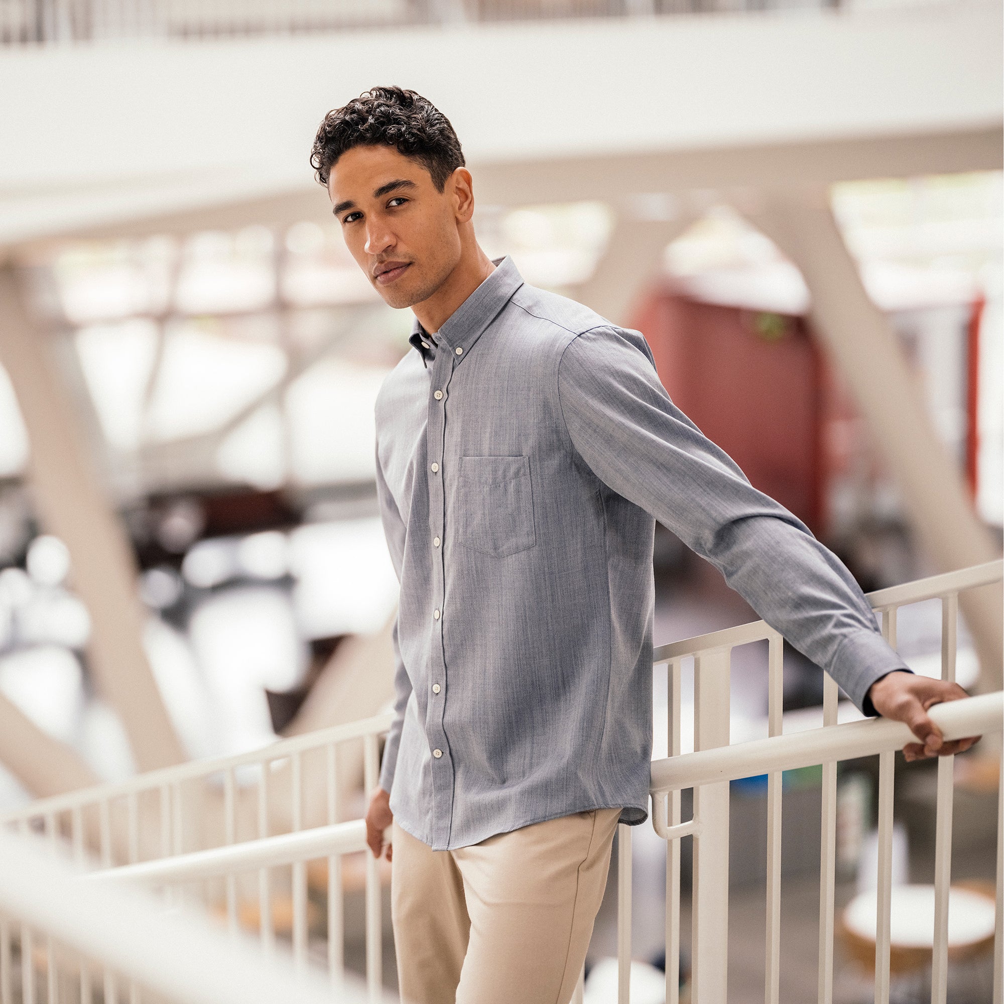 Merino Wool Button-Down Shirt Merino Wool Button-Down Shirt