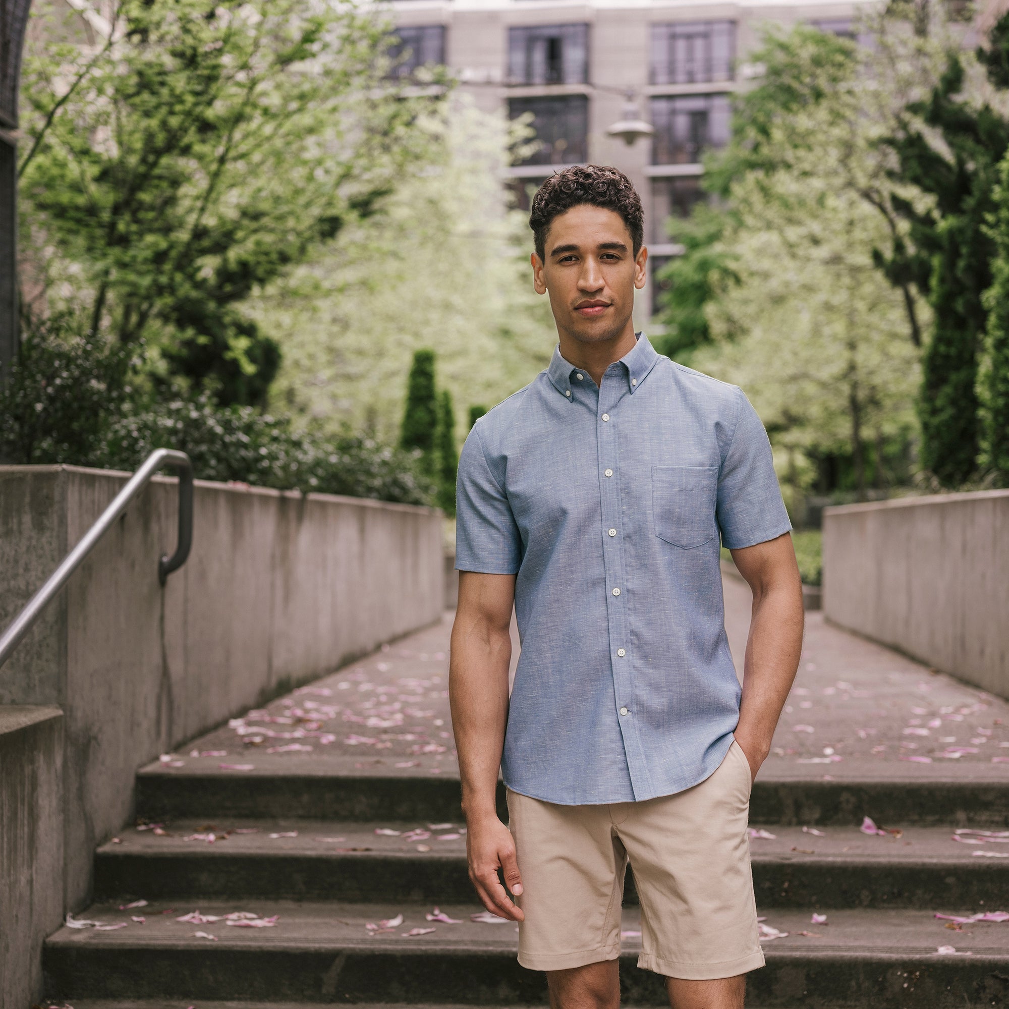 Merino Wool Crew Neck T-Shirt | Navy | Wool&Prince