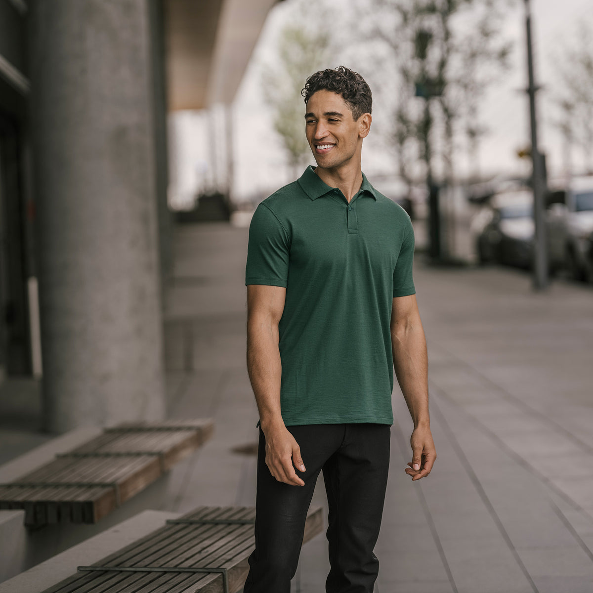 How To Style A Men's Merino Wool Polo Shirt