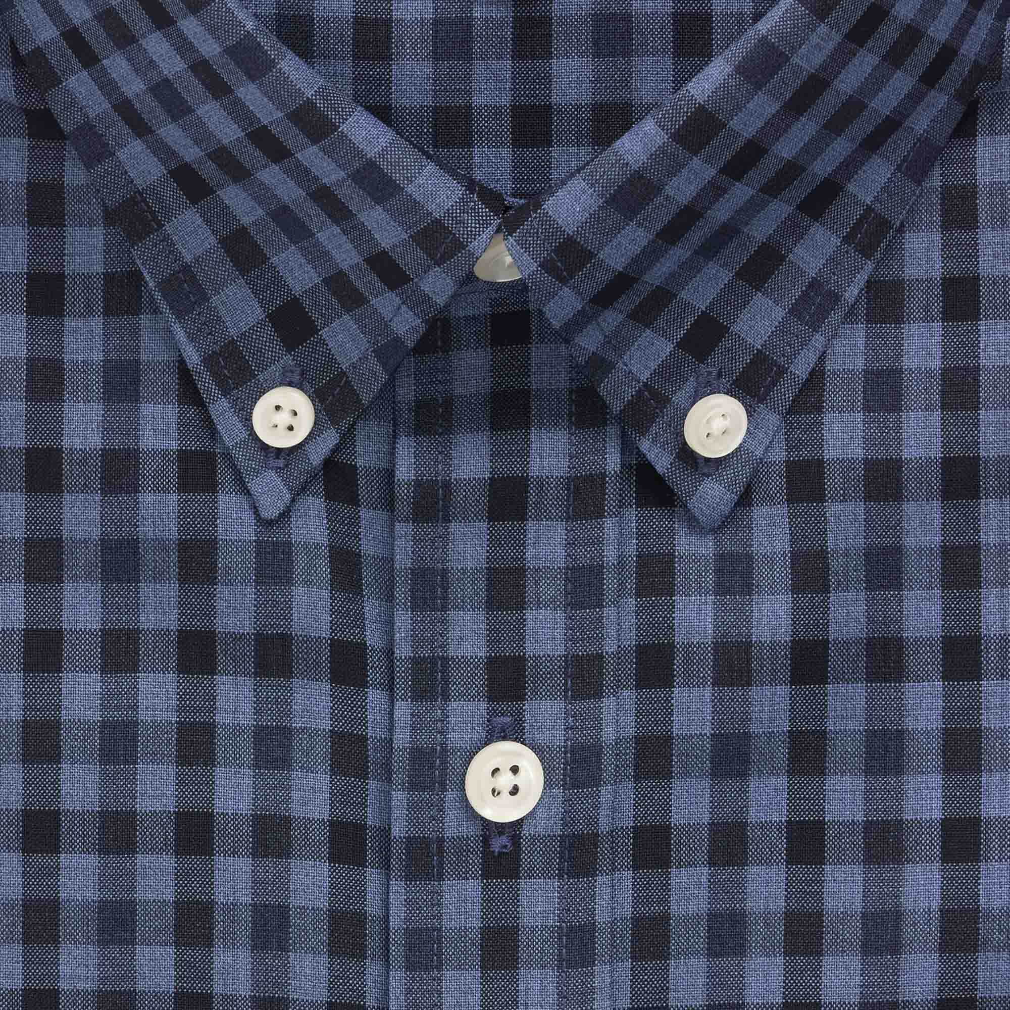 WOOL CHECK SHIRT /BLUE サイズ3 OMBRE CHECK SHIRT / BLUE – SC WEB STORE