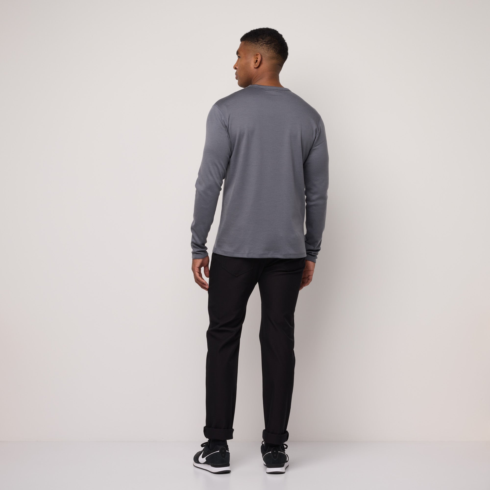 トップス SARTO WOOL SAXONY REGULAR SHIRTS Airtex Long Sleeve Shirt – Florence Marine X