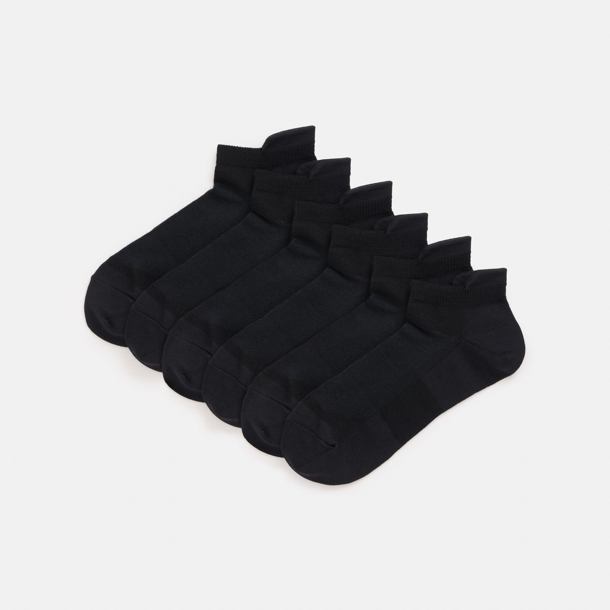 Merino Wool Ankle Socks | Bundle Black 3 pack | Wool&Prince