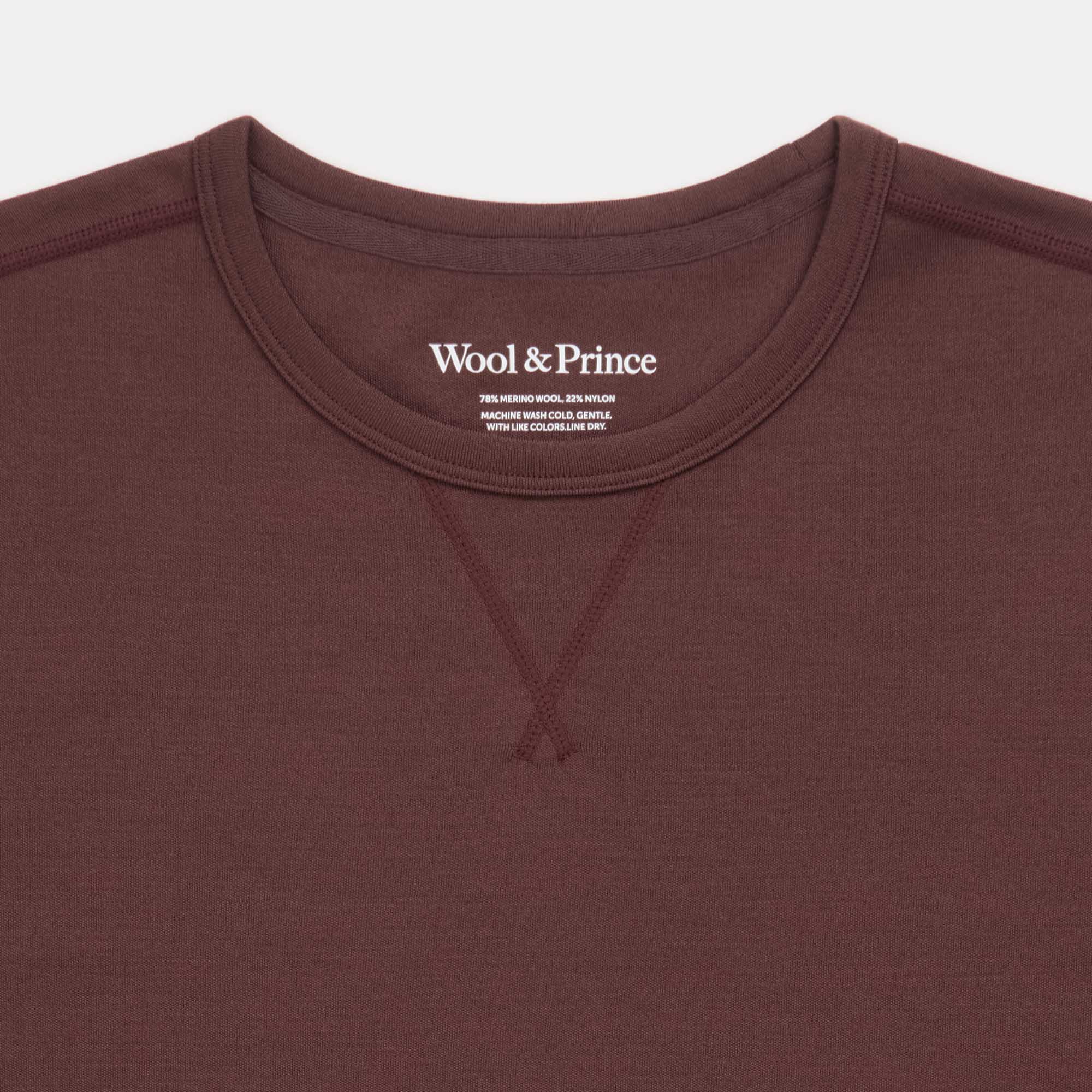 Merino Wool Interlock Sweatshirt | Umber Brown – Sweatshirts