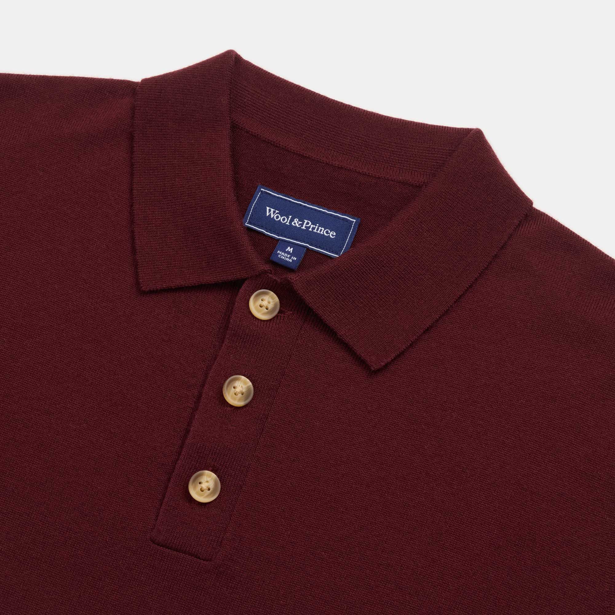 Long Sleeve Polo Sweater