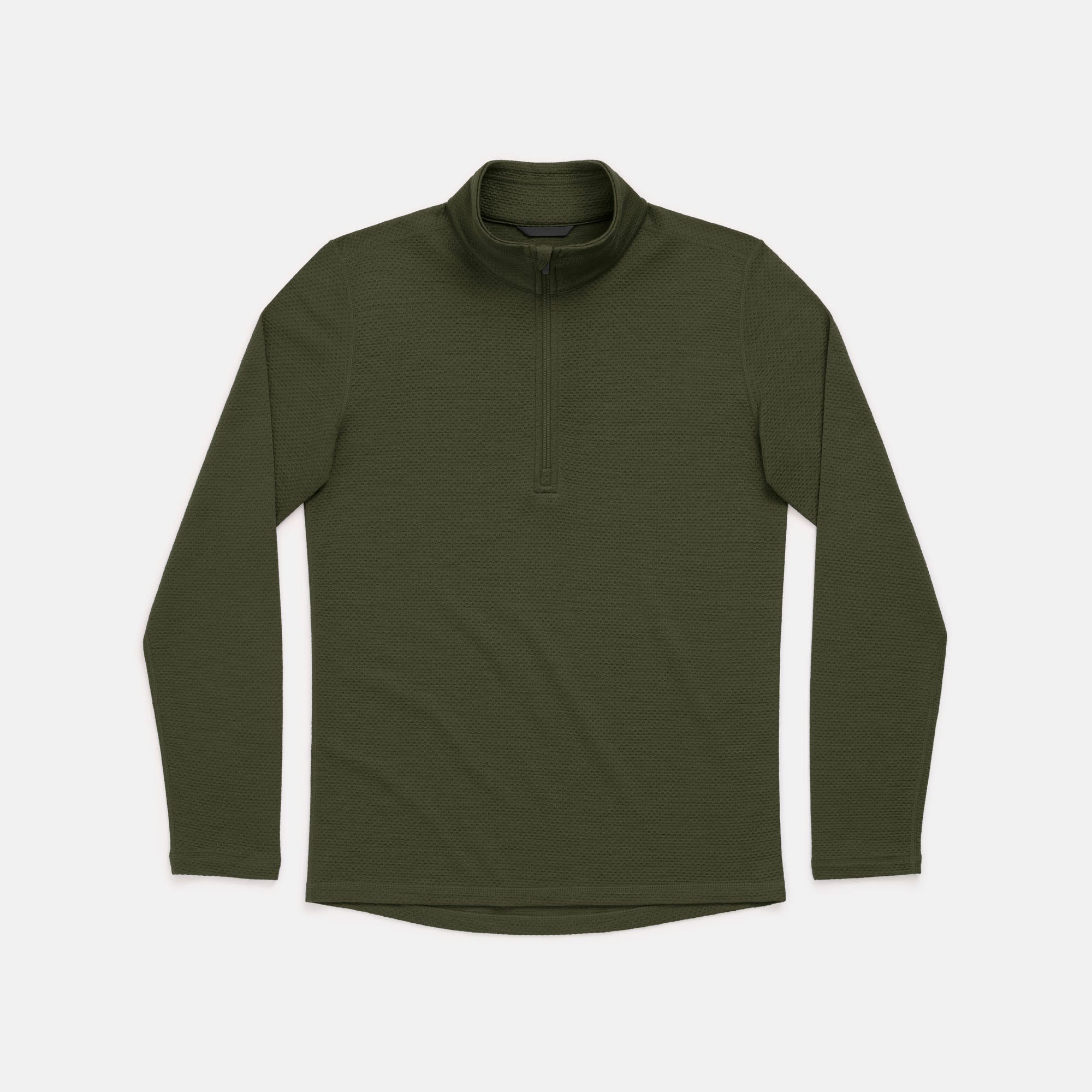 Honeycomb Waffle Quarter-zip