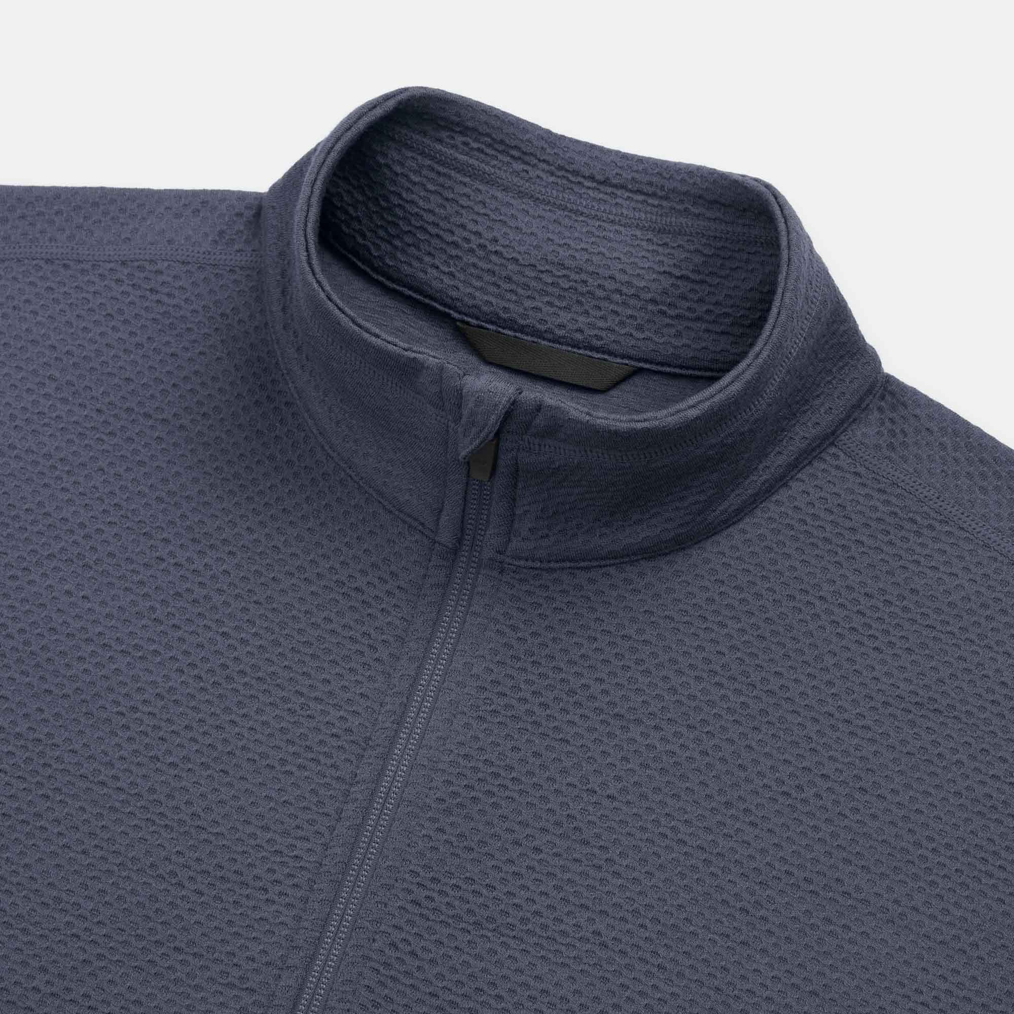 Honeycomb Waffle Quarter-zip