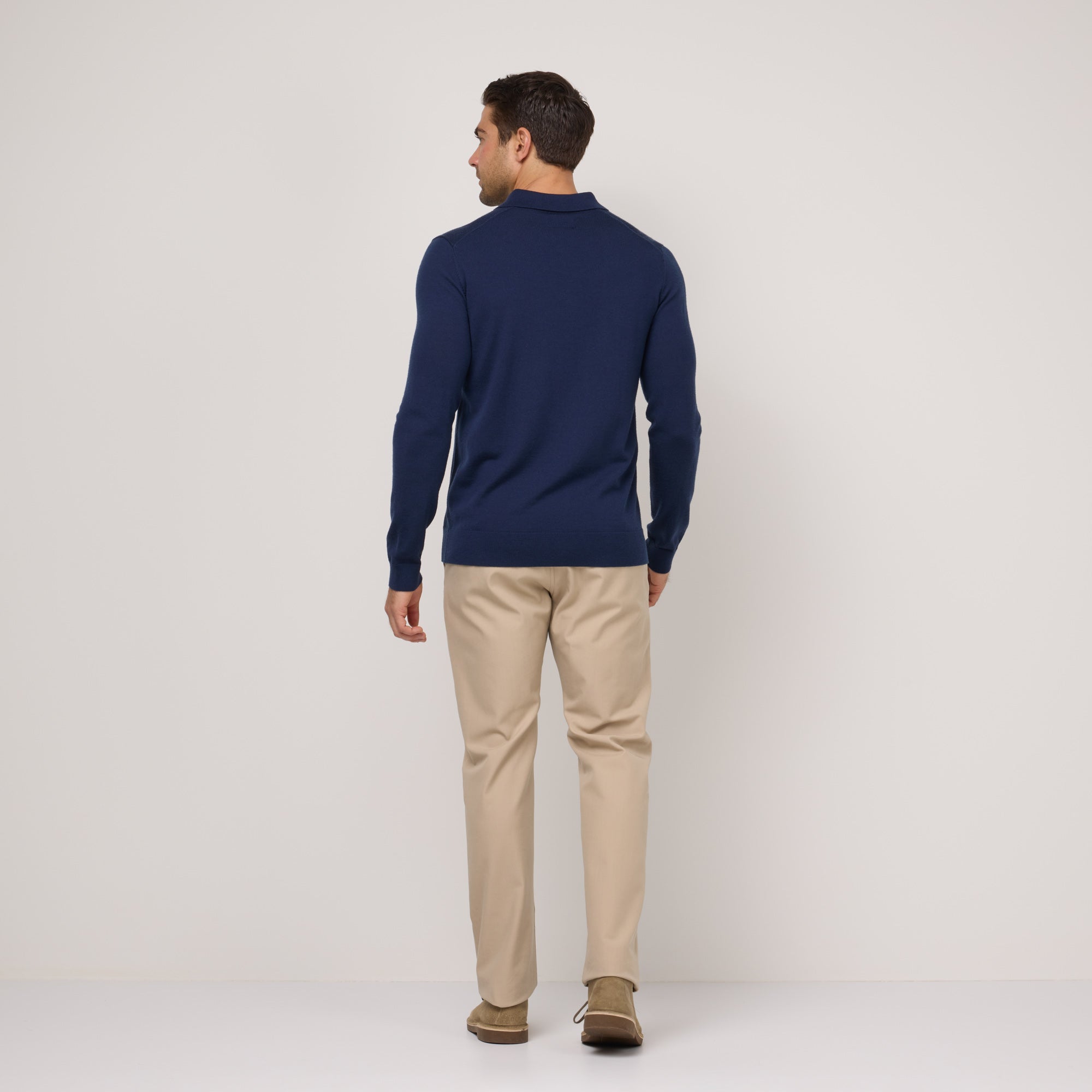 Long Sleeve Polo Sweater