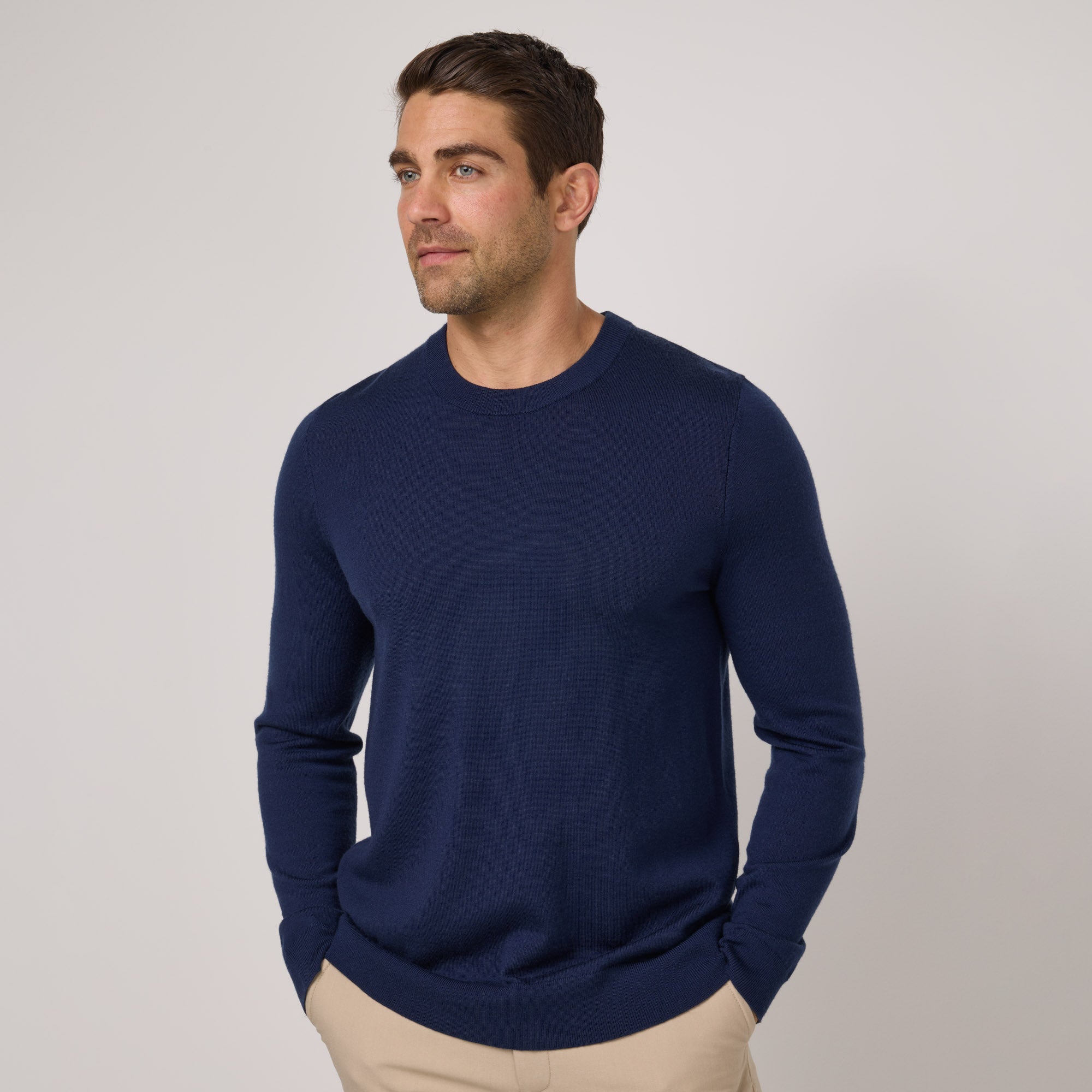 トップス ENNOY MERINO WOOL SWEATER (NAVY) L ENNOY MERINO WOOL SWEATER NAVY XL - メルカリ