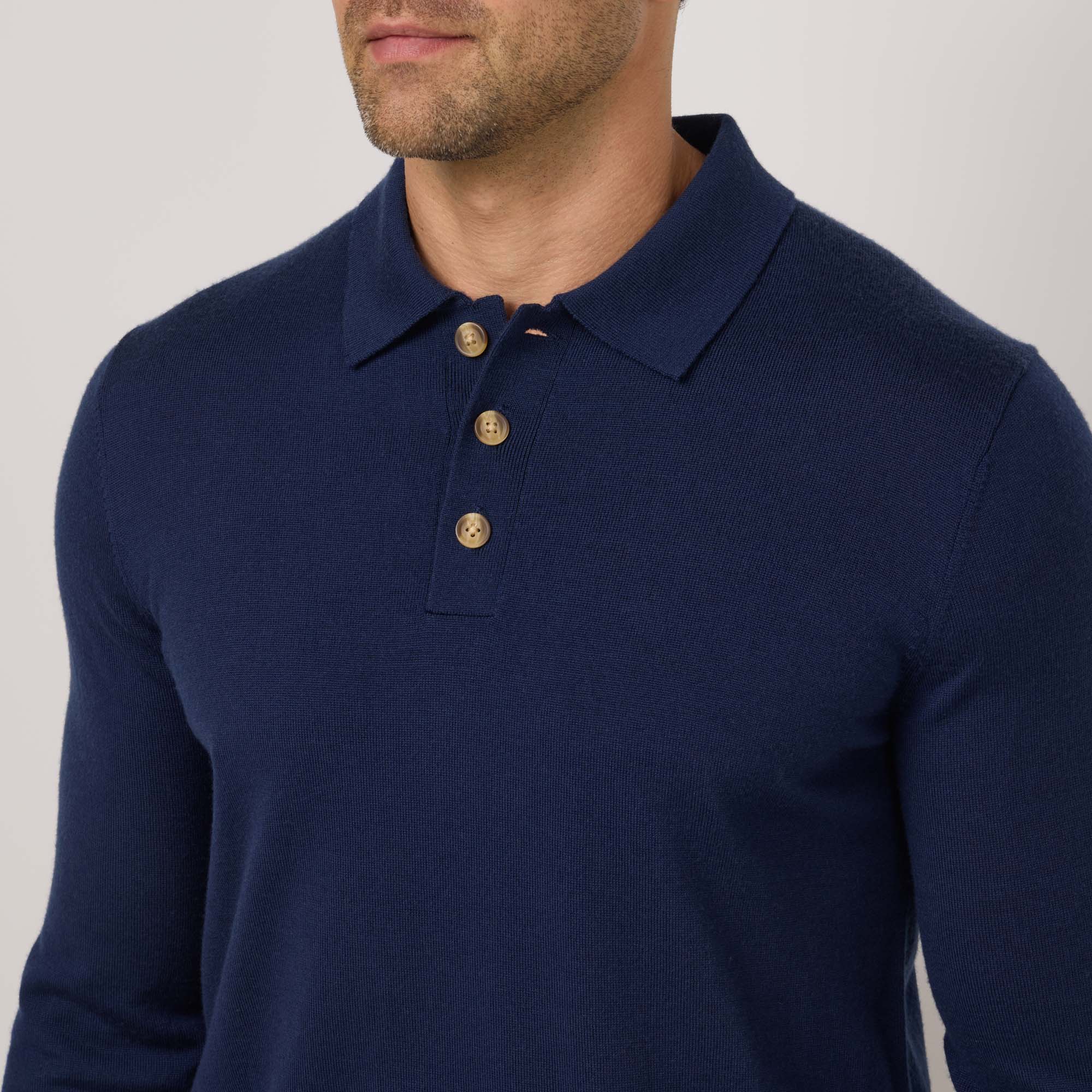 Long Sleeve Polo Sweater