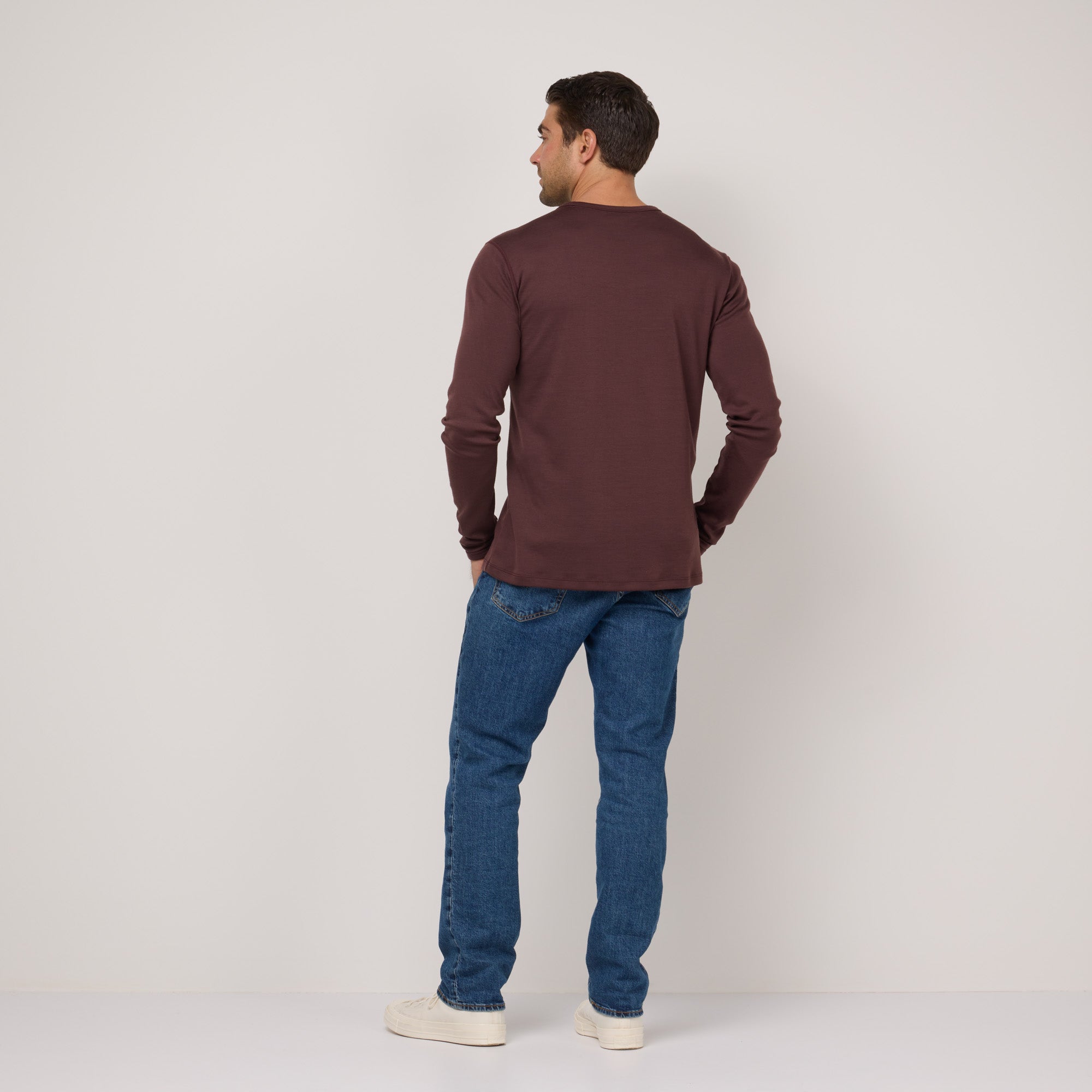 Merino Wool Interlock Sweatshirt | Umber Brown – Sweatshirts