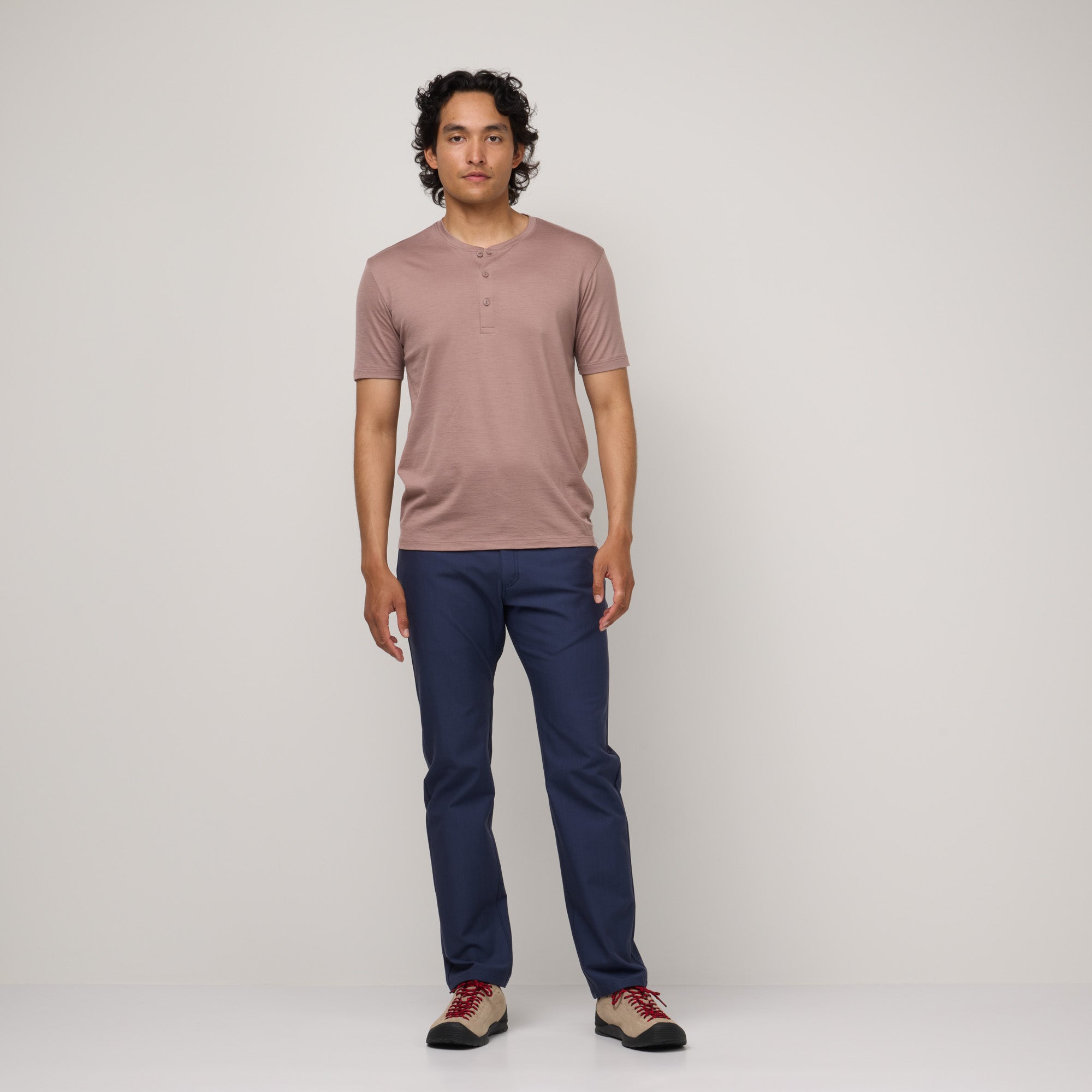 model-spec:Said is 6'2", and wears size M