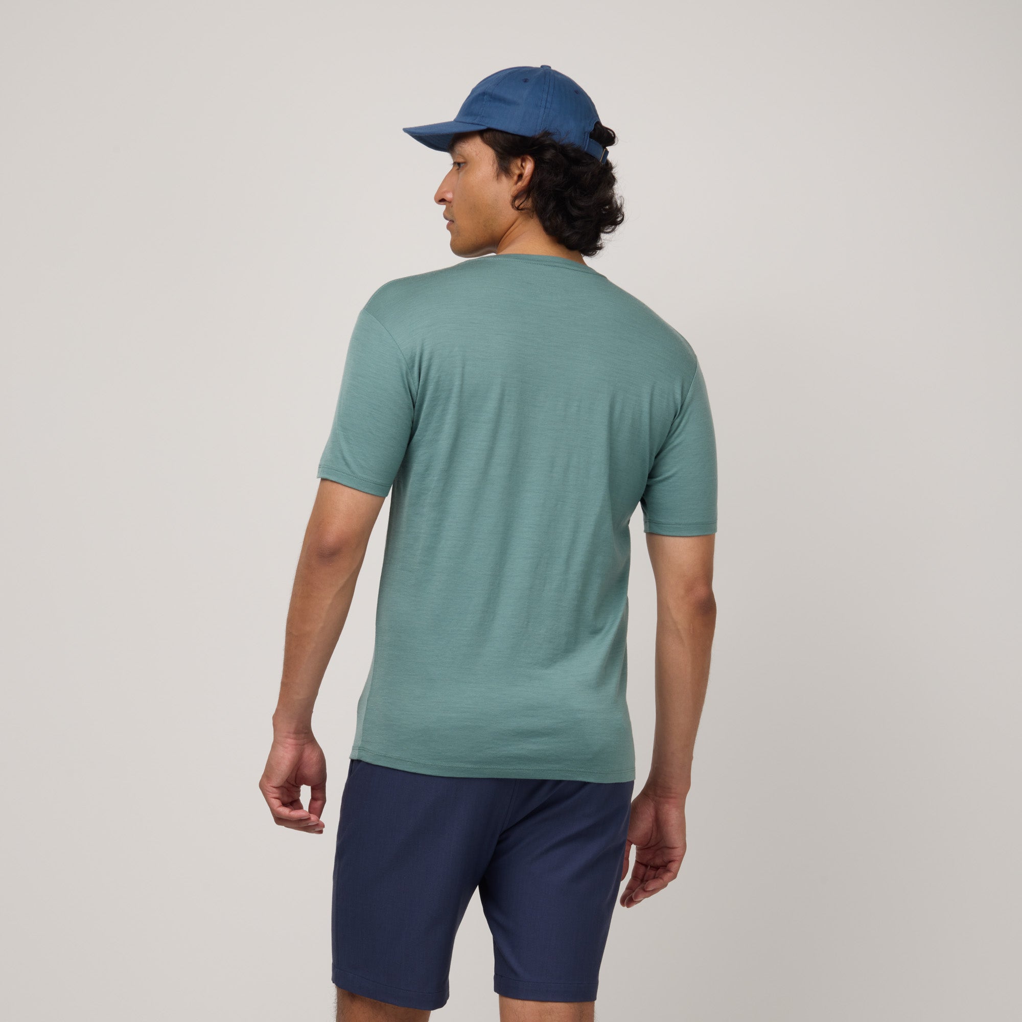 100% Wool Crew Neck Tee