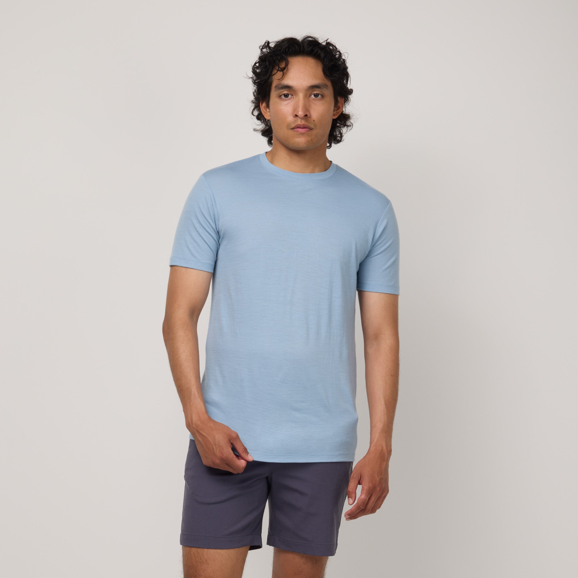 100% Wool Crew Neck Tee