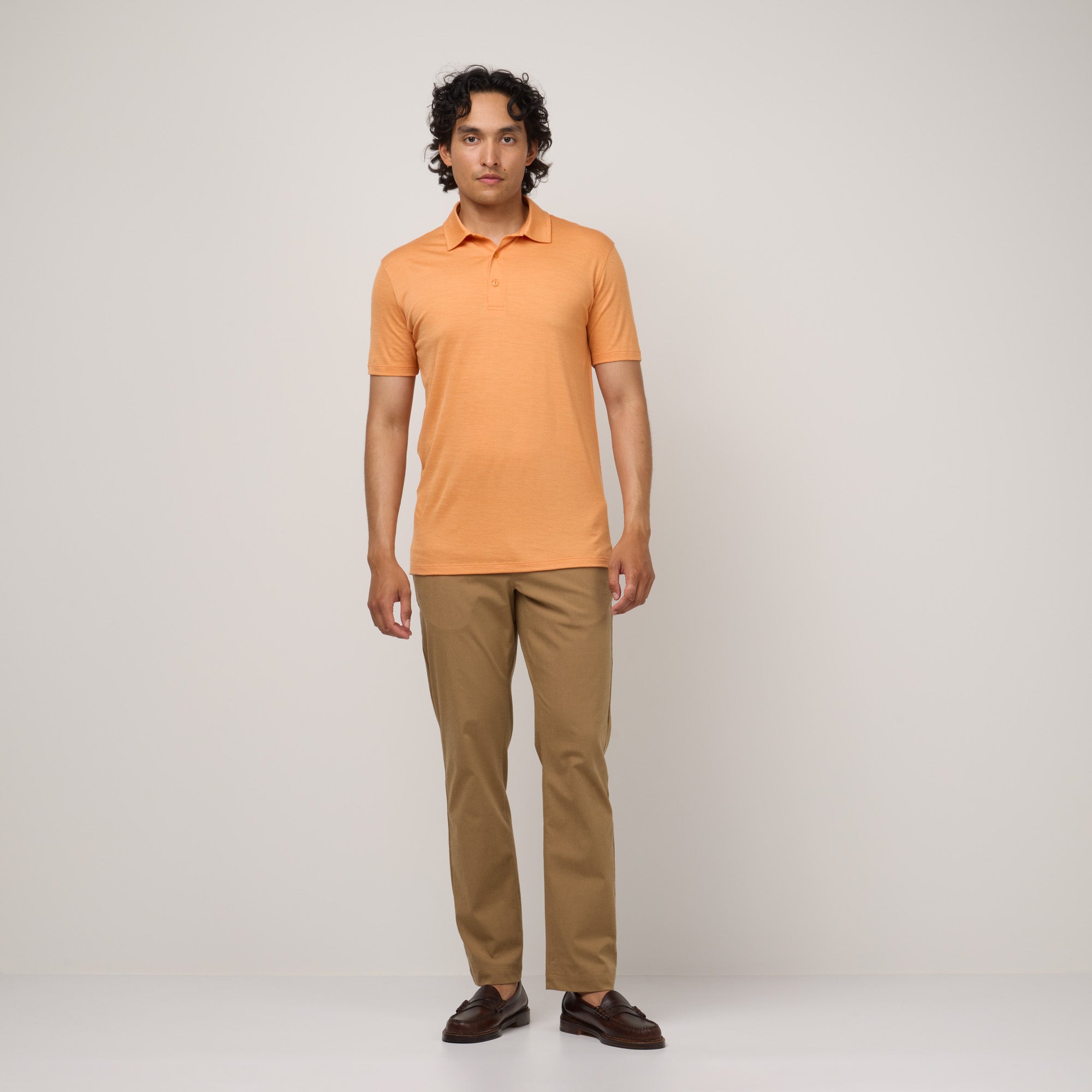 orange polo dress shirt Criquet Shirts - Slim Fit Top-Shelf Range Polo
