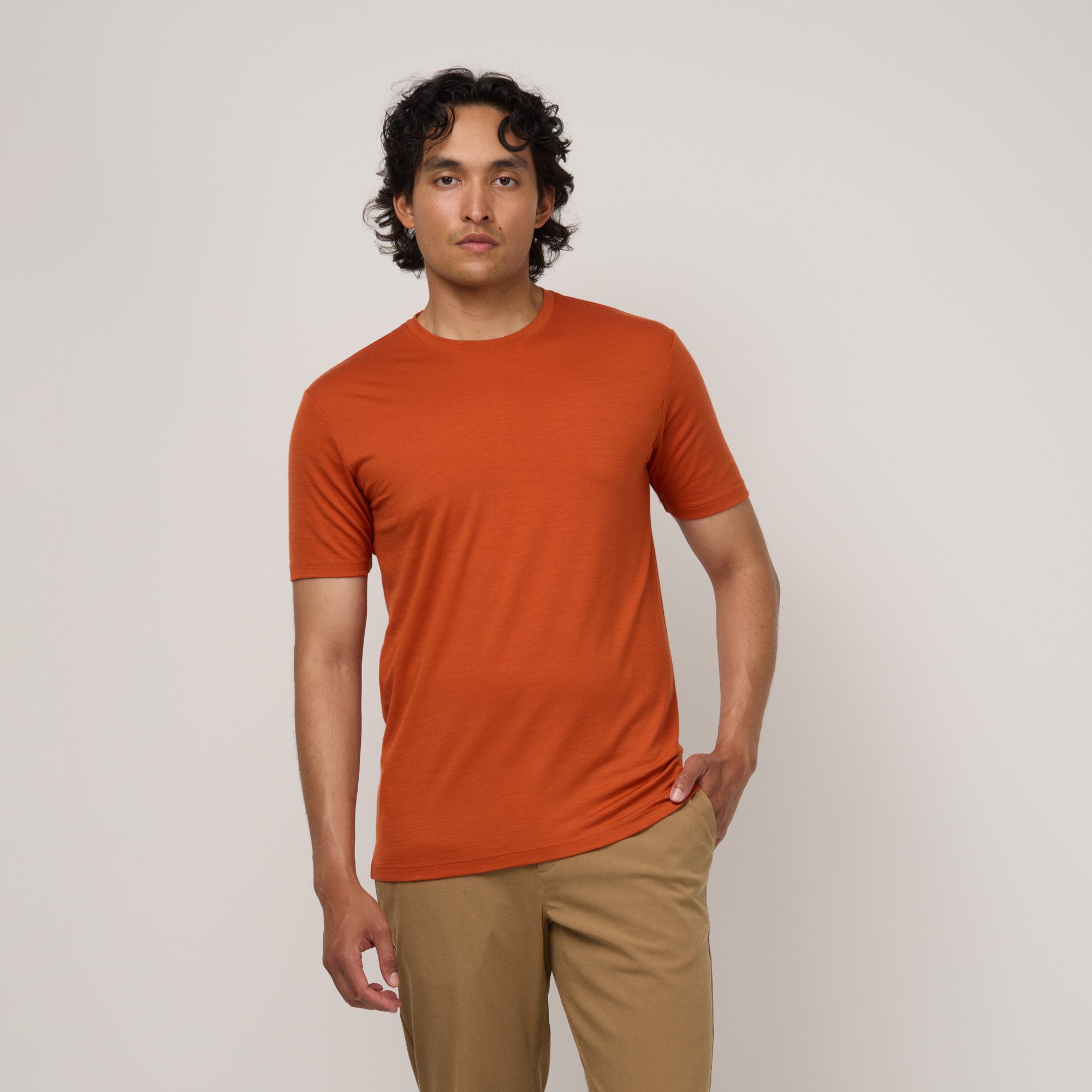 model-spec:Said is 6'2", and wears size M