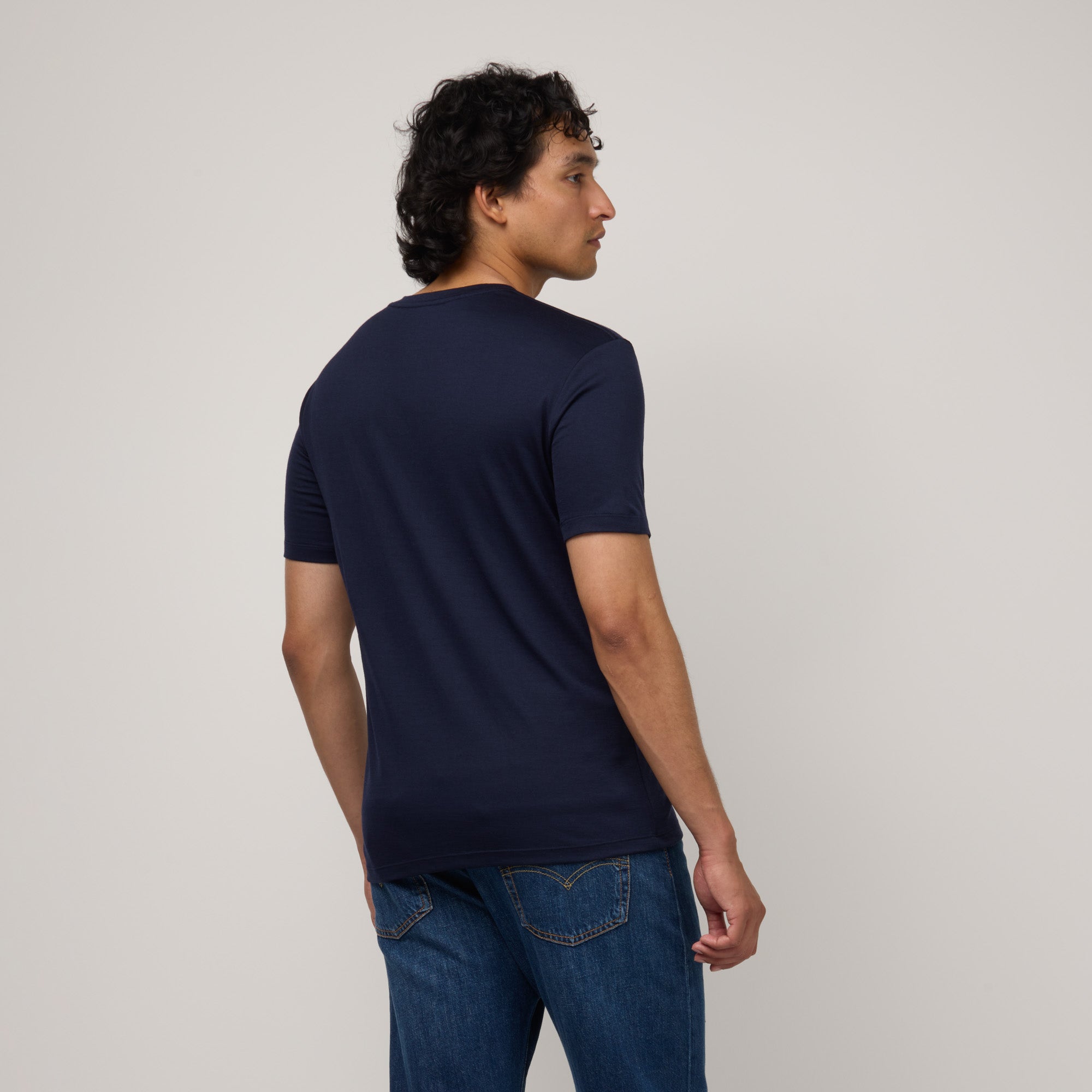 Merino Wool Short Sleeve Henley | Navy – Short Sleeve Henleys