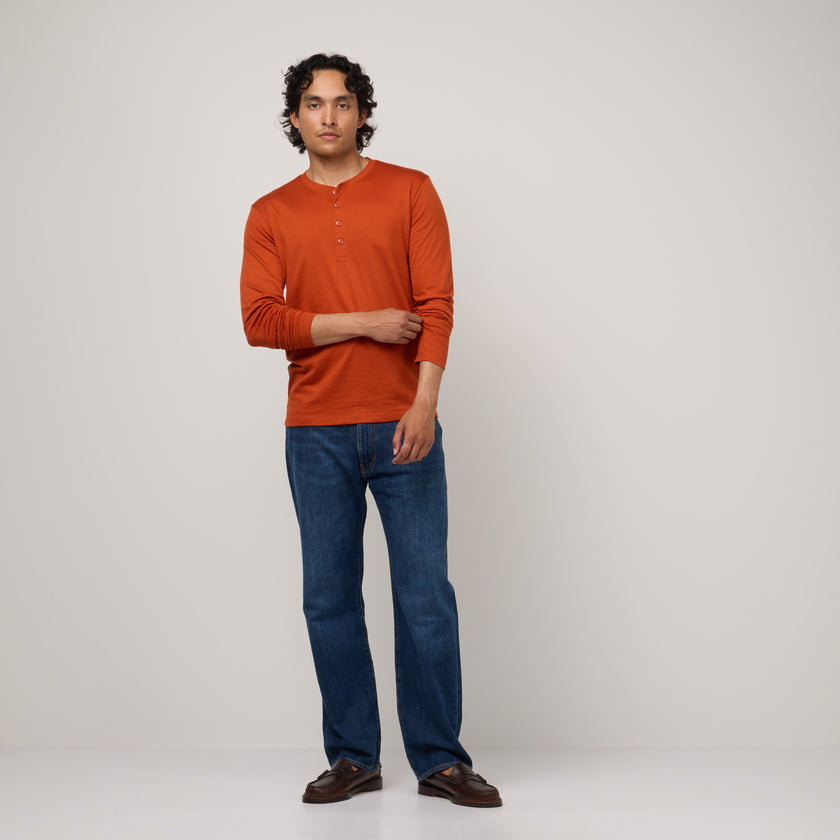 Signature Long Sleeve Henley