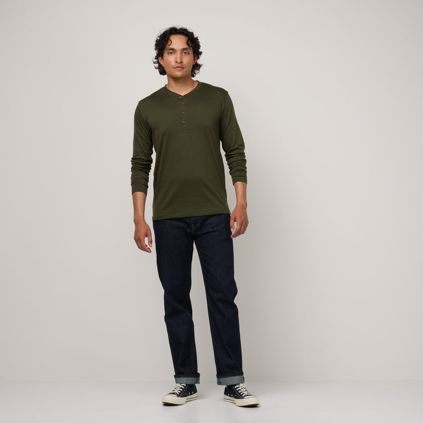 Signature Long Sleeve Henley