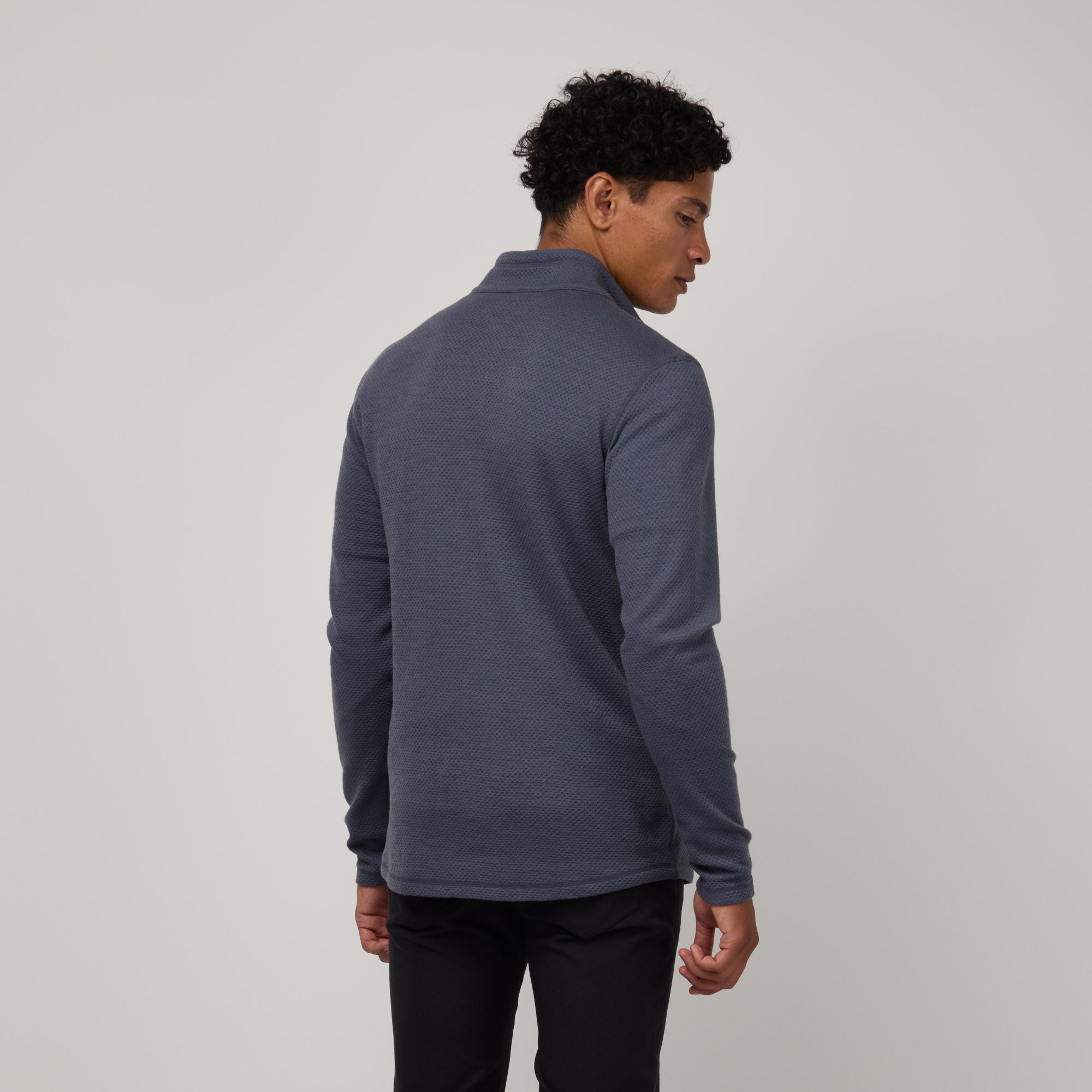 Honeycomb Waffle Quarter-zip