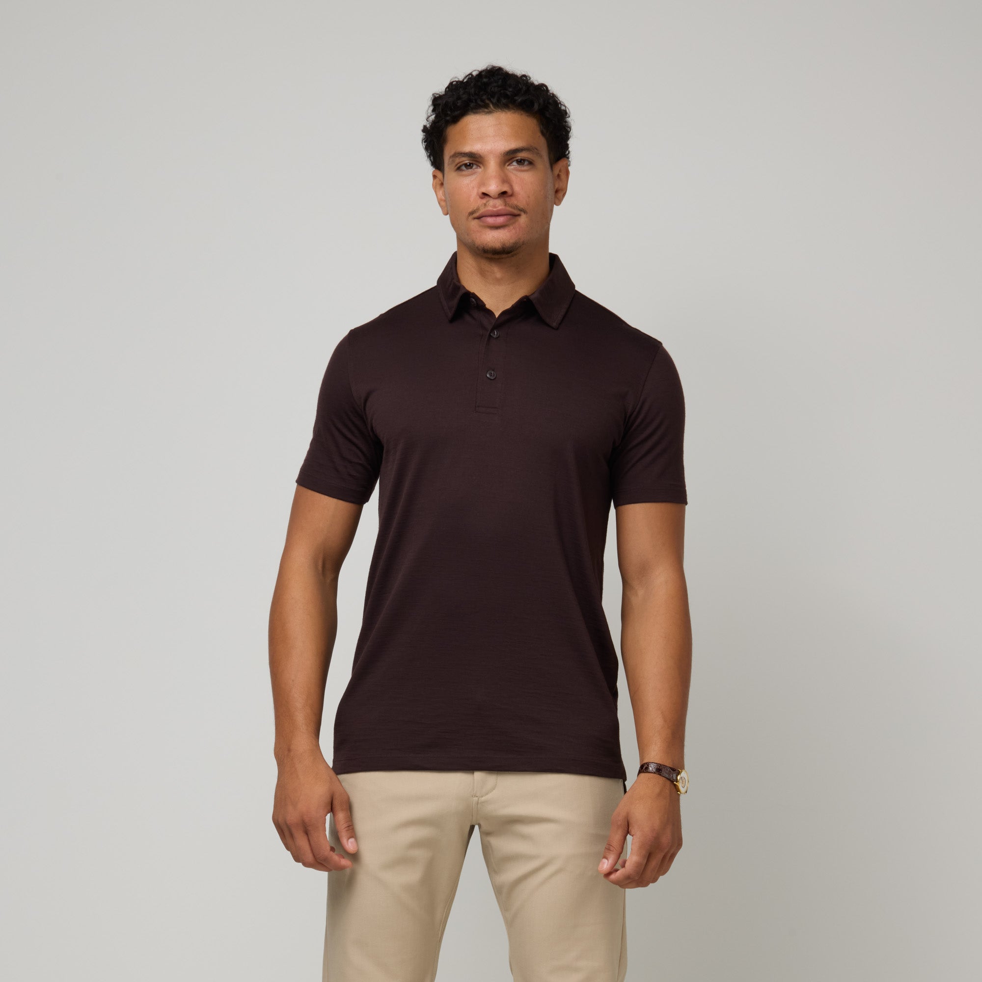 Signature Merino Wool Polo | Espresso – Polo Shirts | Wool&Prince Signature Merino Wool Polo | Espresso – Polo Shirts | Wool&Prince