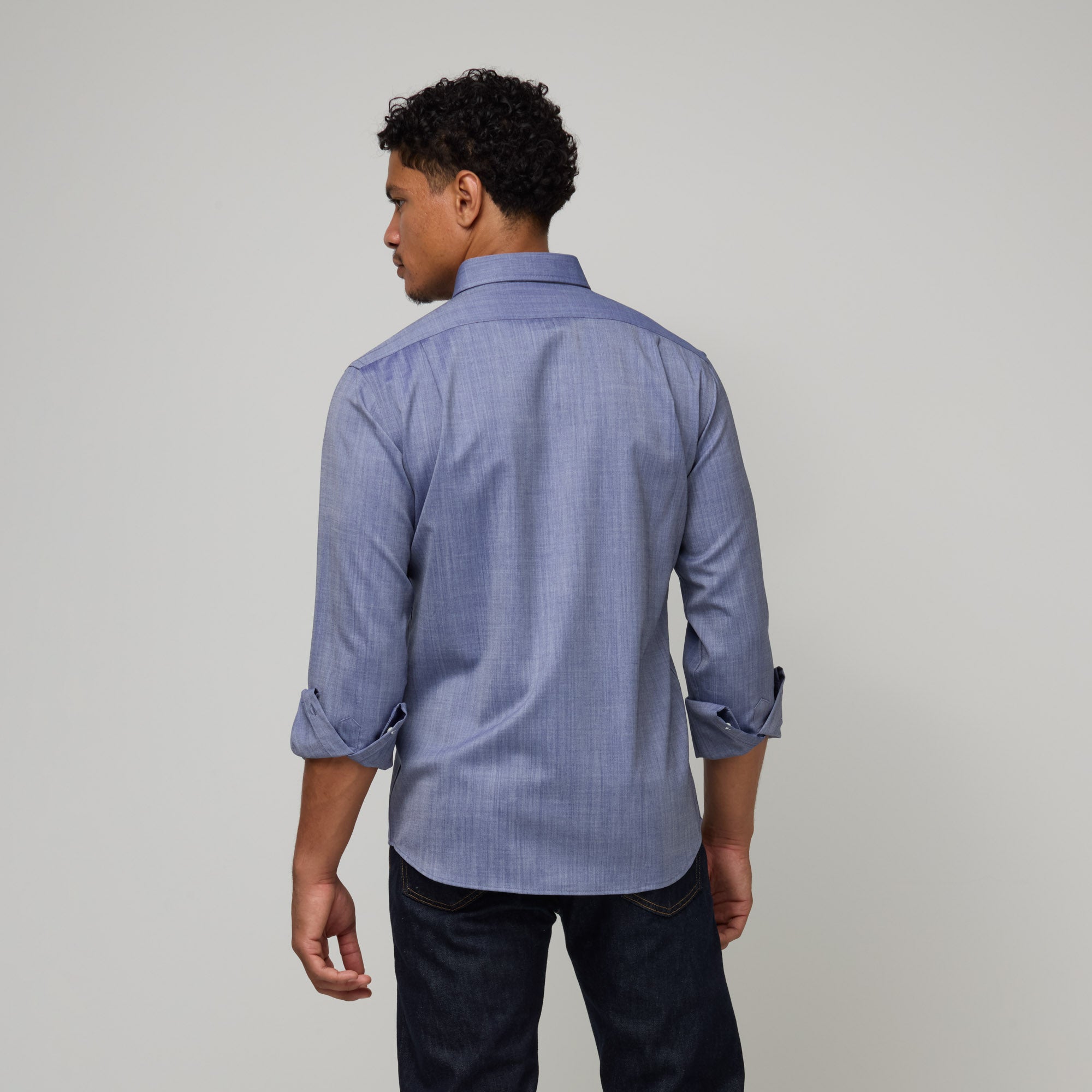 Merino Wool Button-Down Shirt | Dark Blue Oxford Dark Blue Oxford / XS / Regular Merino Wool Button-Down Shirt | Dark Blue Oxford Dark Blue Oxford / XS / Regular