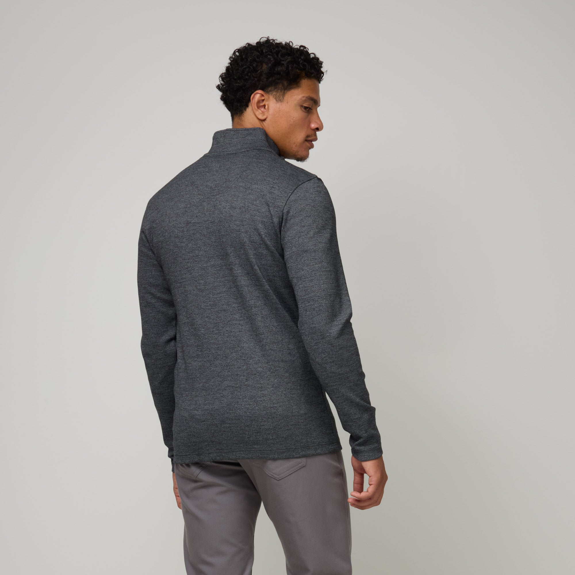 Ponte Quarter-Zip Pullover