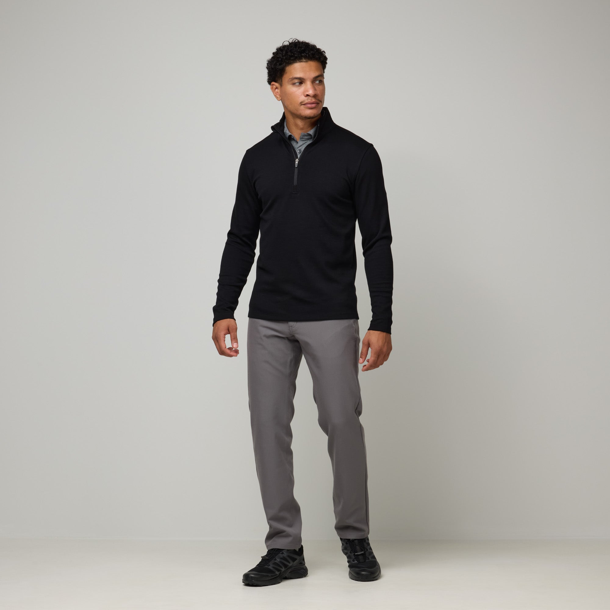 Ponte Quarter-Zip Pullover