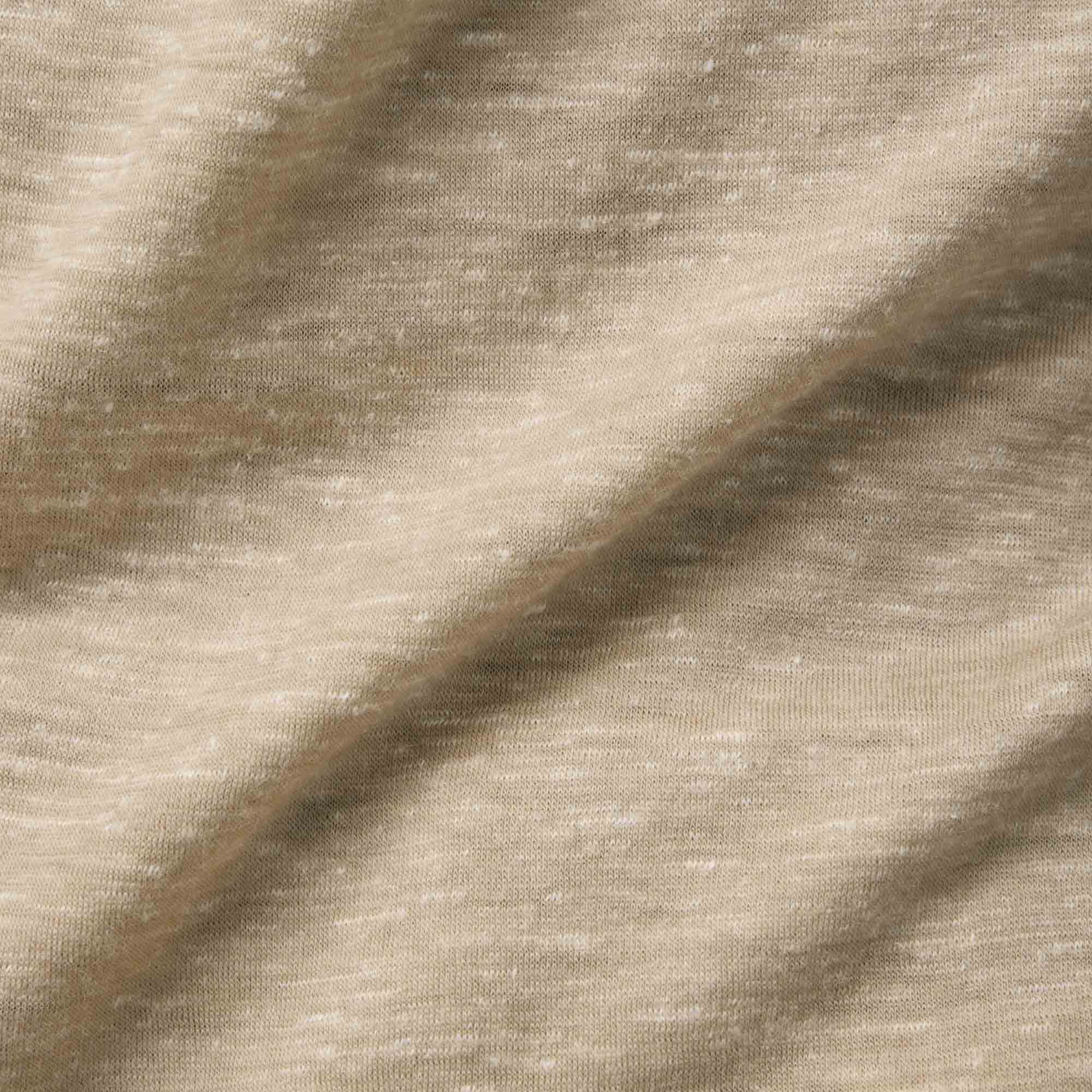 Wool Linen Crew Neck Tee