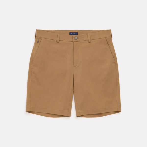 Merino Wool Stretch Tech Shorts | Cedarwood – Woven Shorts