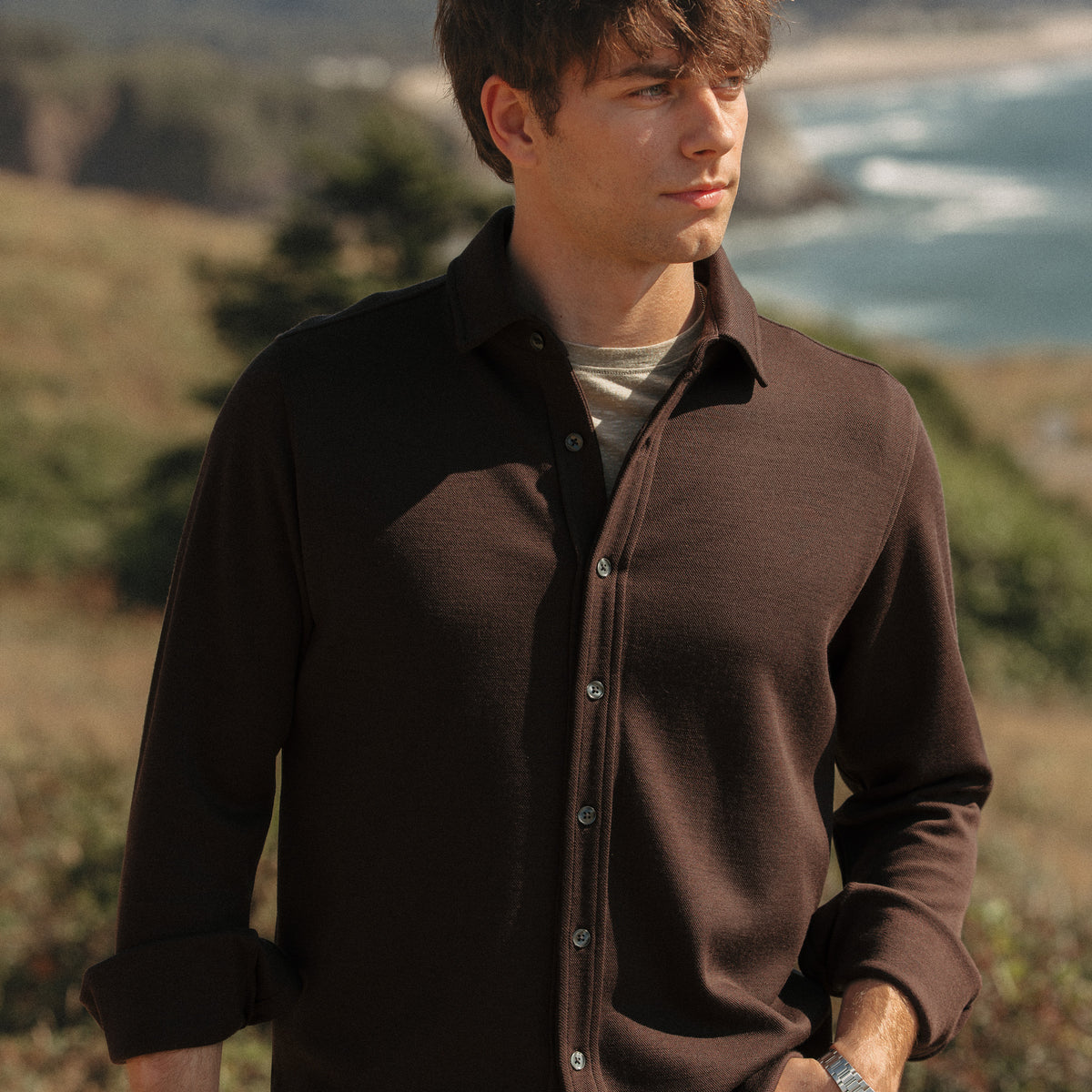 model-spec:Tristen is 6'2", and wears size M