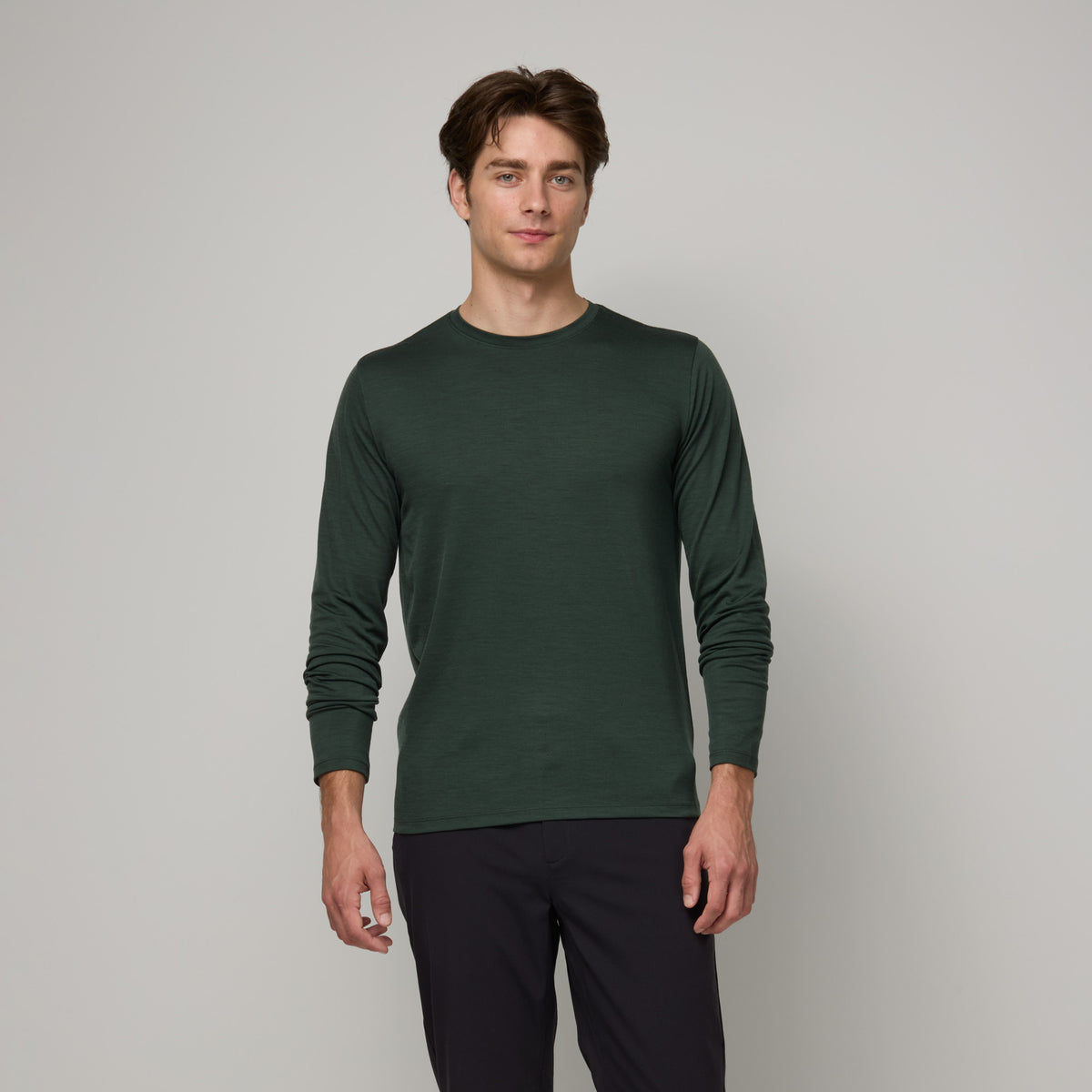 model-spec:Tristen is 6'2", and wears a size M
