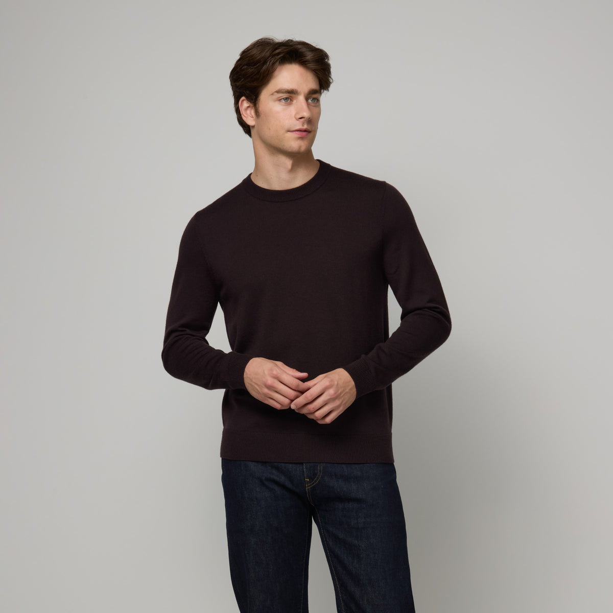 model-spec:Tristen is 6'2", and wears a size M