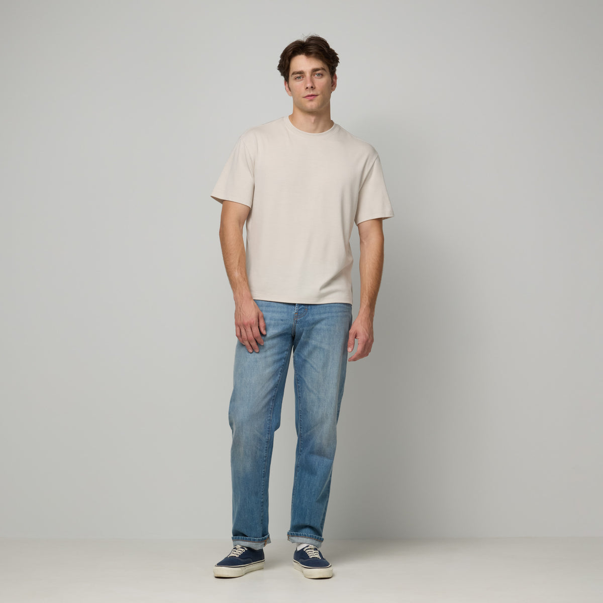 Heavyweight Boxy Crew Neck Tee