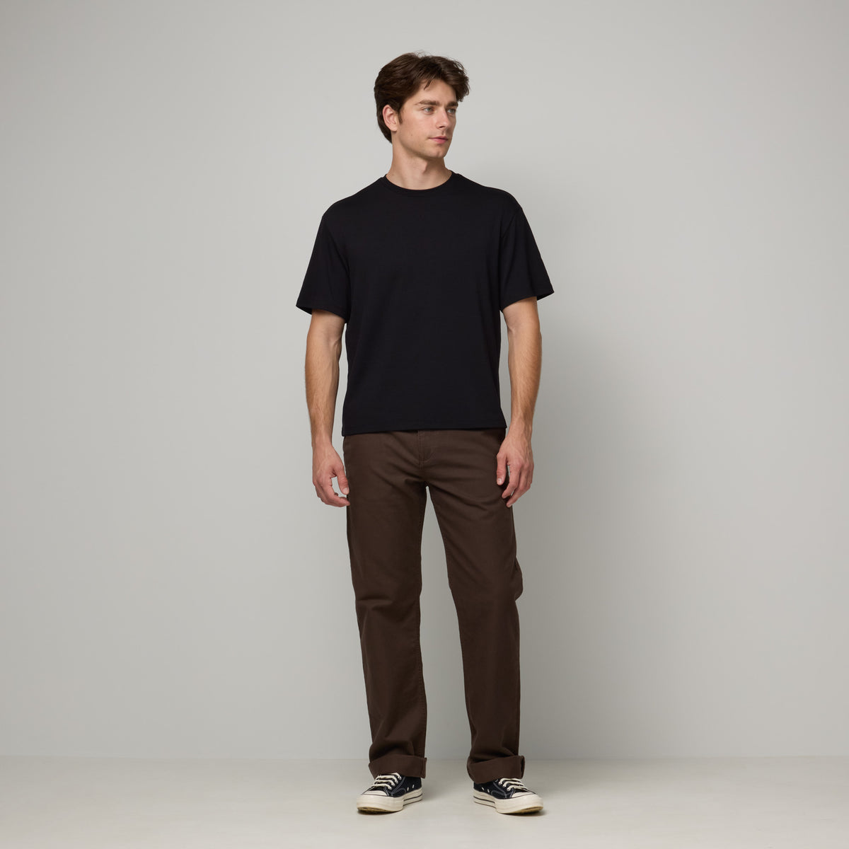 Heavyweight Boxy Crew Neck Tee
