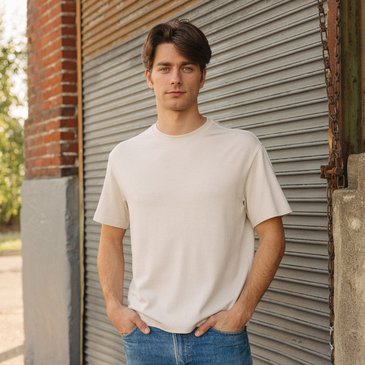 Heavyweight Boxy Crew Neck Tee