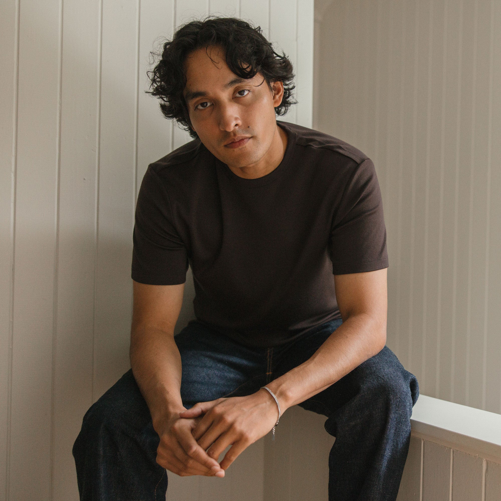 model-spec:Said is 6'2", and wears size M