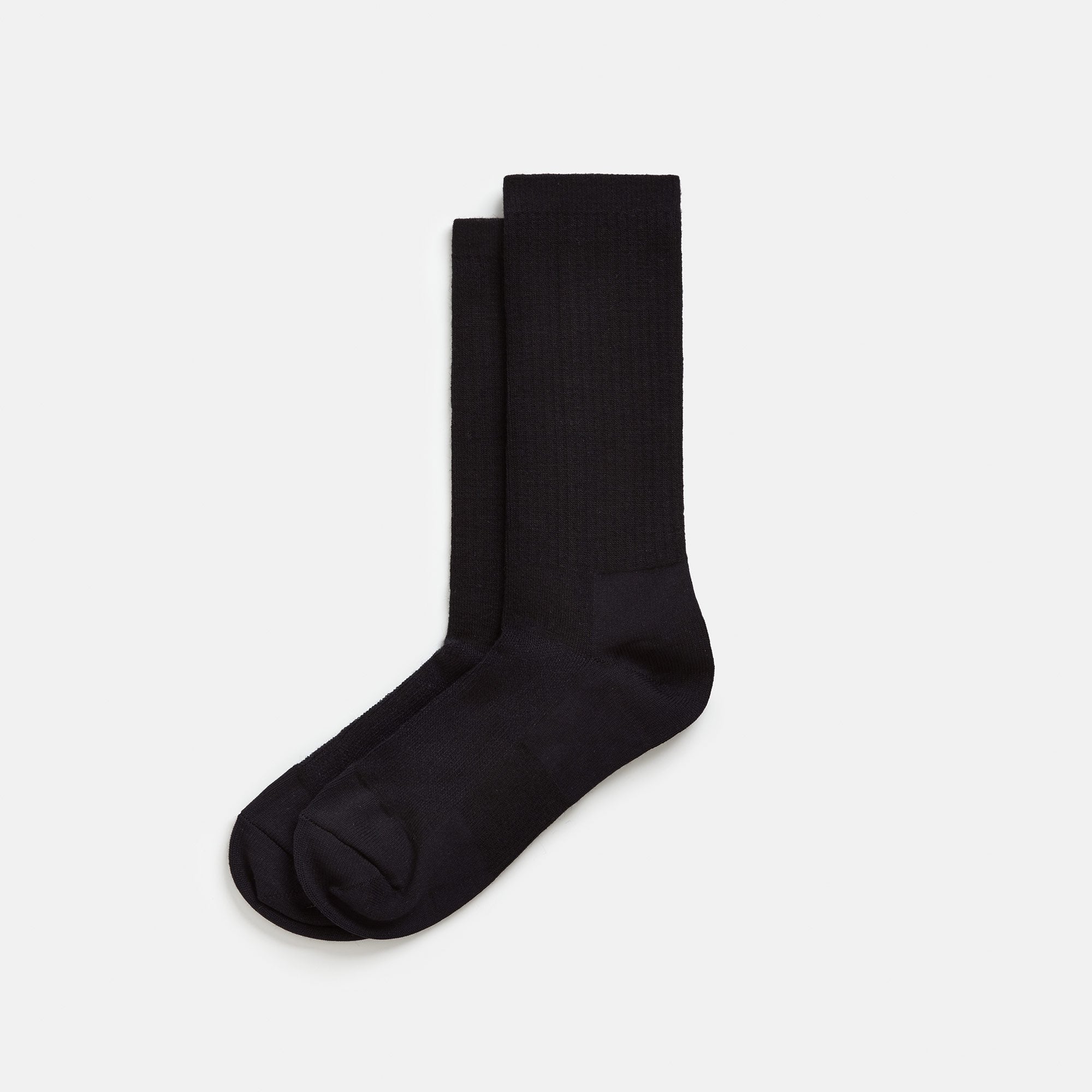 Merino Wool Socks | Black Black / L Merino Wool Socks | Black Black / L