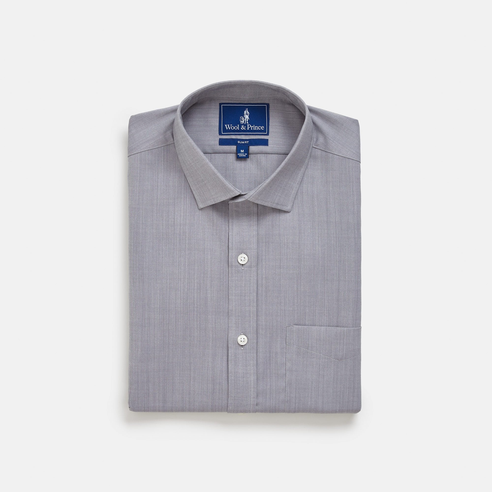 130 Spread Collar Merino Wool Dress Shirts | Wool&Prince