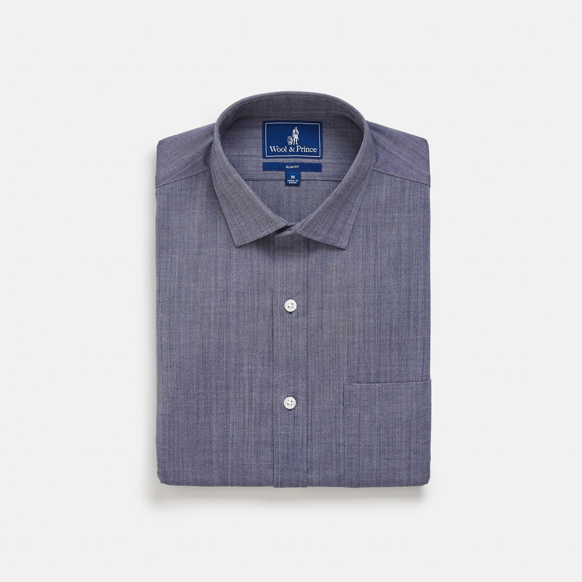 Merino Wool Dress Shirt | Dark Blue Oxford Dark Blue Oxford / XS / Regular Merino Wool Dress Shirt | Dark Blue Oxford Dark Blue Oxford / XS / Regular