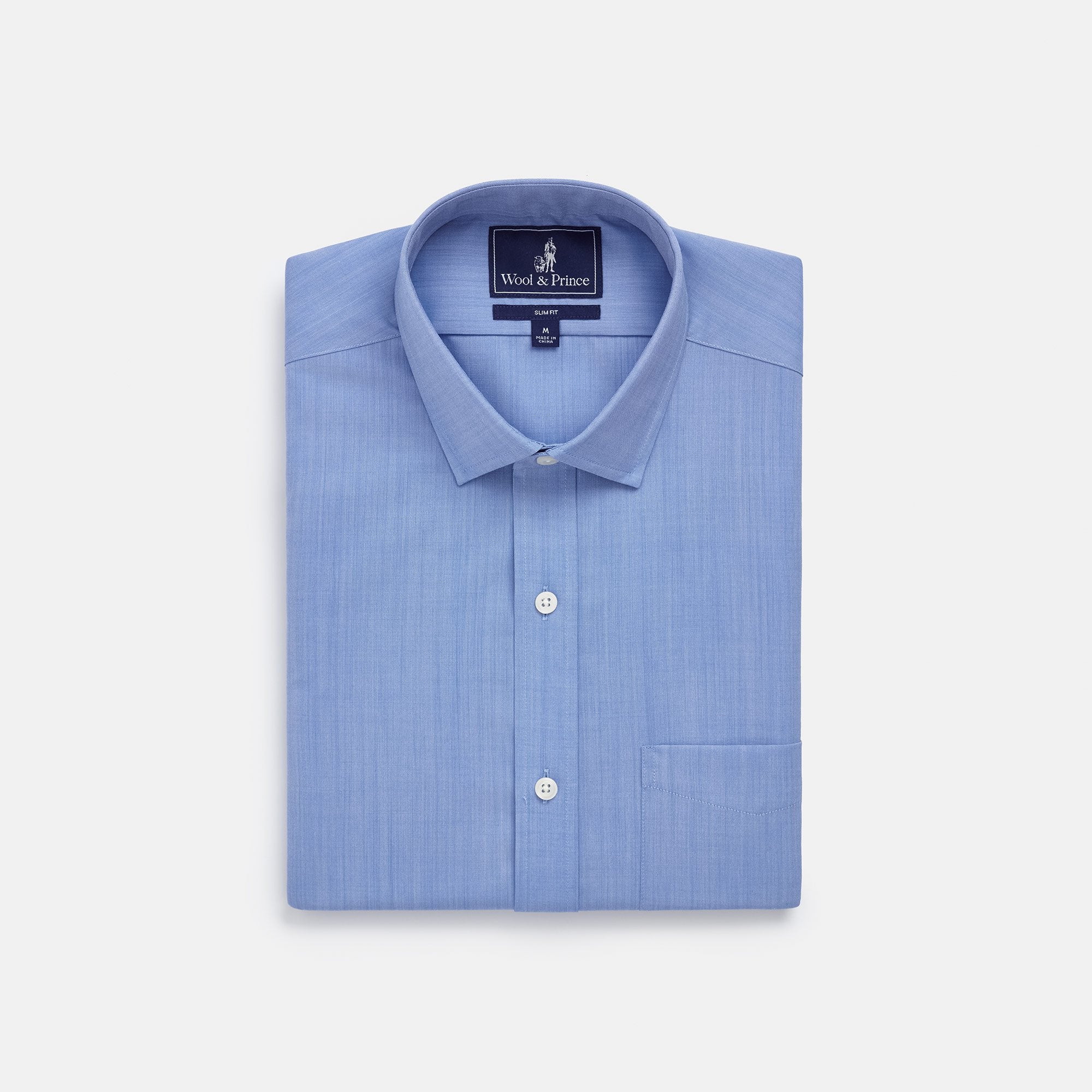 Merino Wool Dress Shirt | Blue Oxford Blue Oxford / XS / Slim Merino Wool Dress Shirt | Blue Oxford Blue Oxford / XS / Slim
