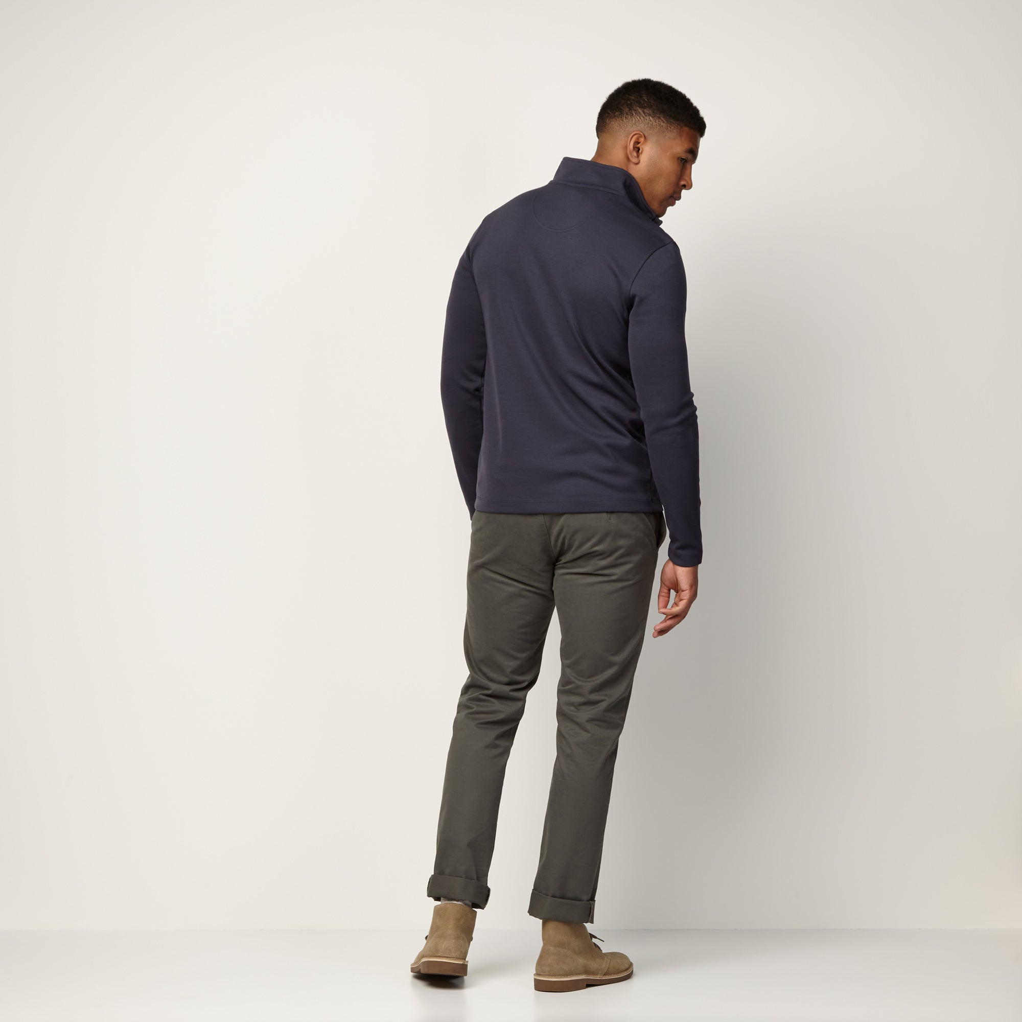 Ponte Quarter-Zip Pullover