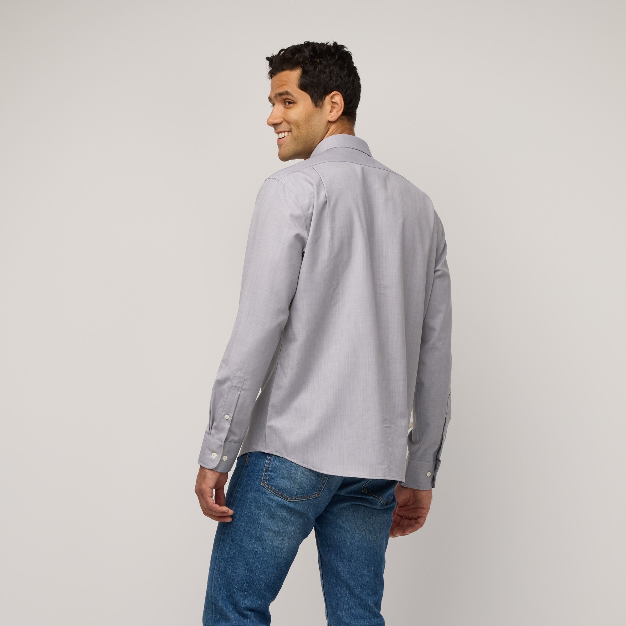 Merino Wool Dress Shirt | Light Gray Oxford Light Gray Oxford / XL / Regular Merino Wool Dress Shirt | Light Gray Oxford Light Gray Oxford / XL / Regular