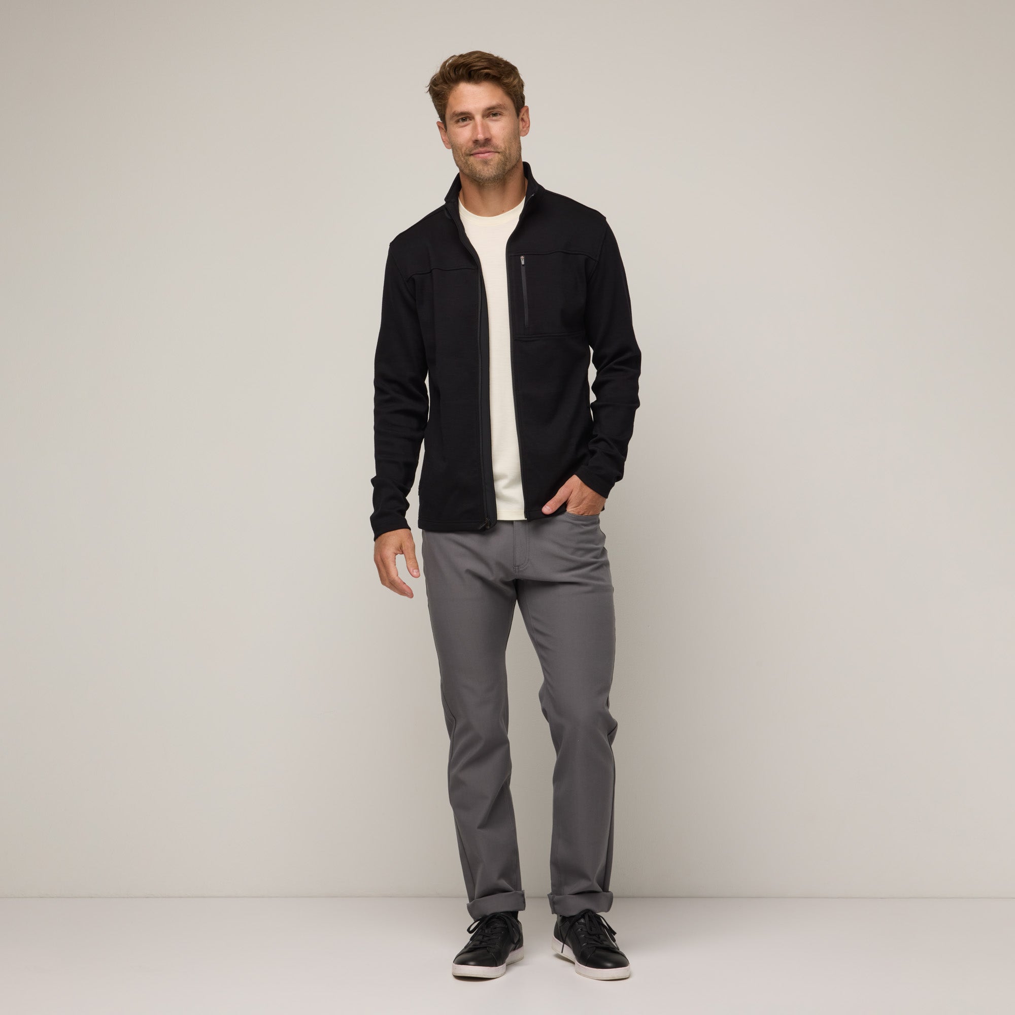 Ponte Full-Zip Jacket