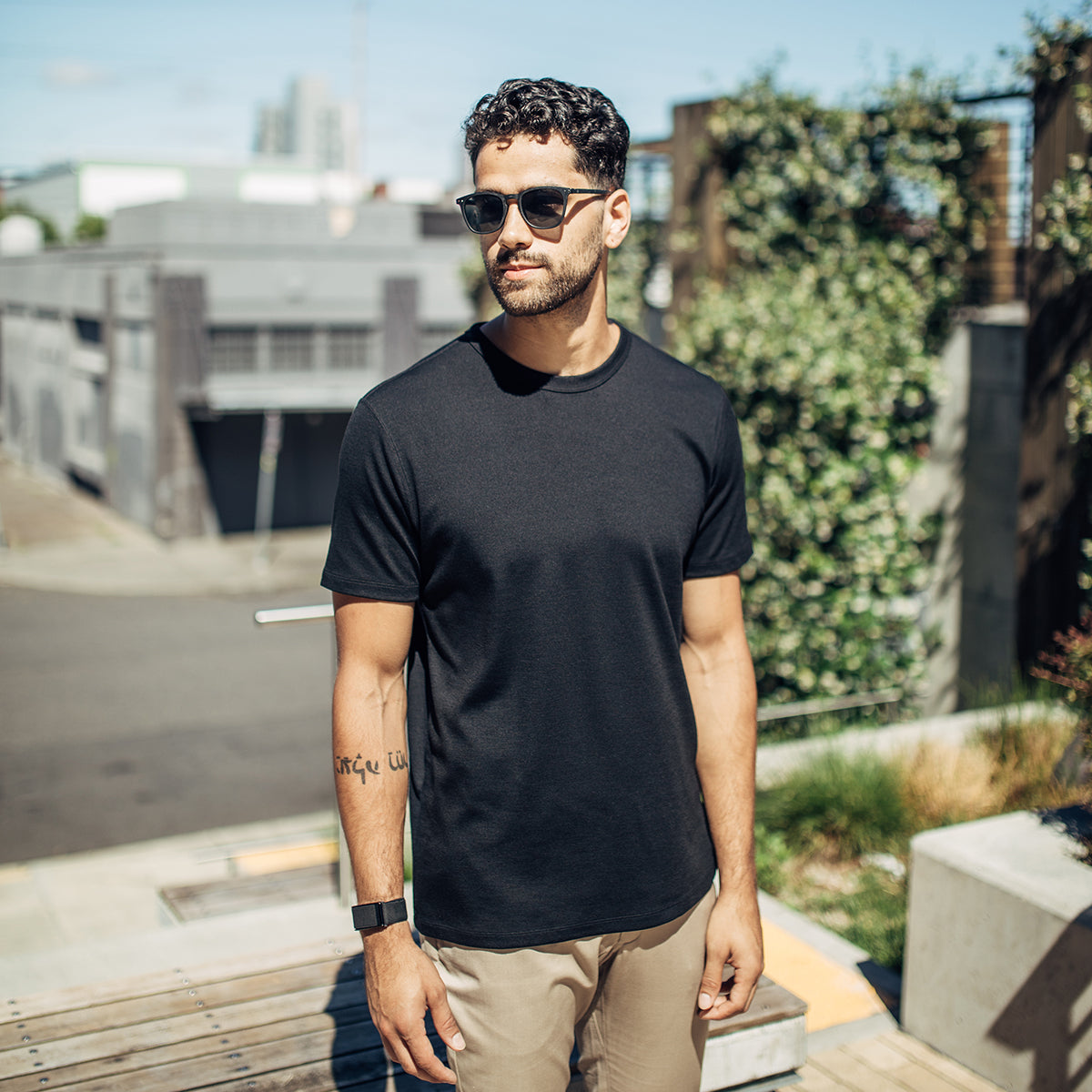 Interlock Crew Neck Tee